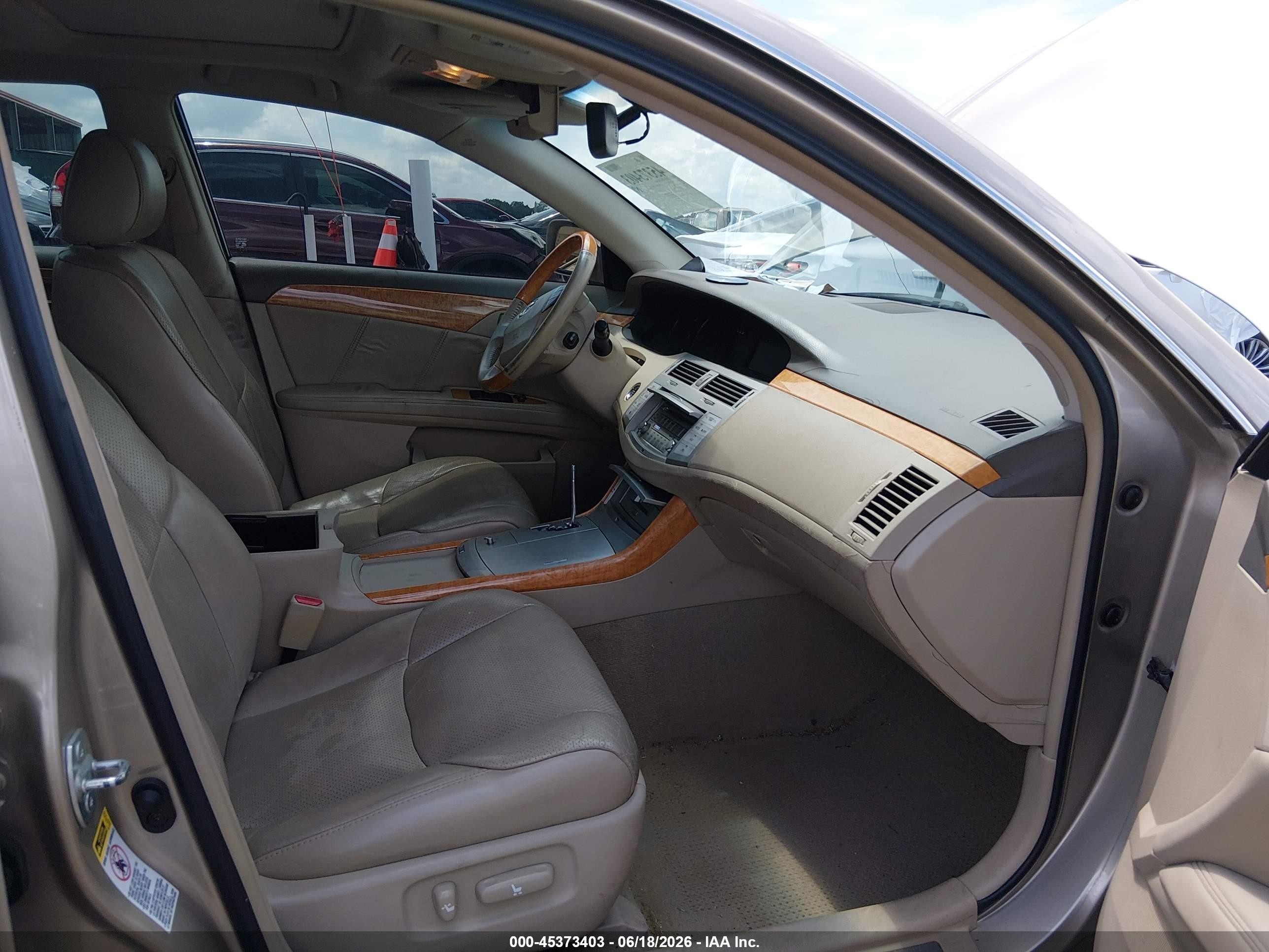 2006 Toyota Avalon Limited Beige vin: 4T1BK36B36U069212