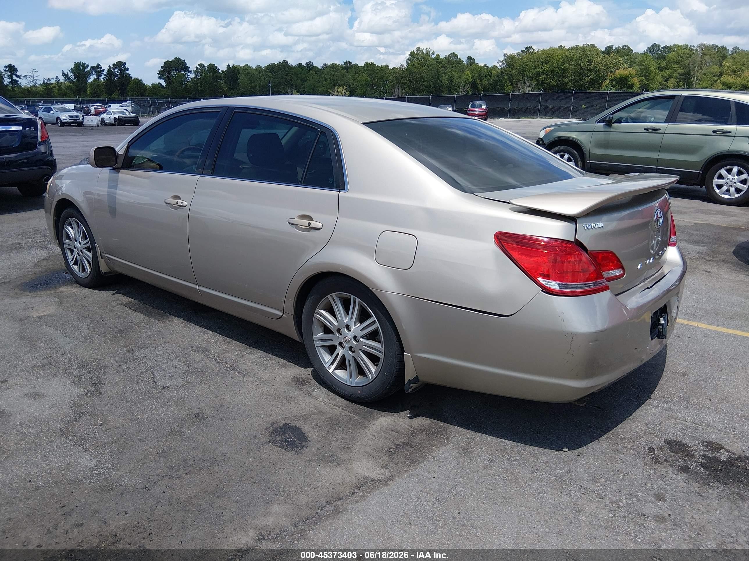 2006 Toyota Avalon Limited Beige vin: 4T1BK36B36U069212