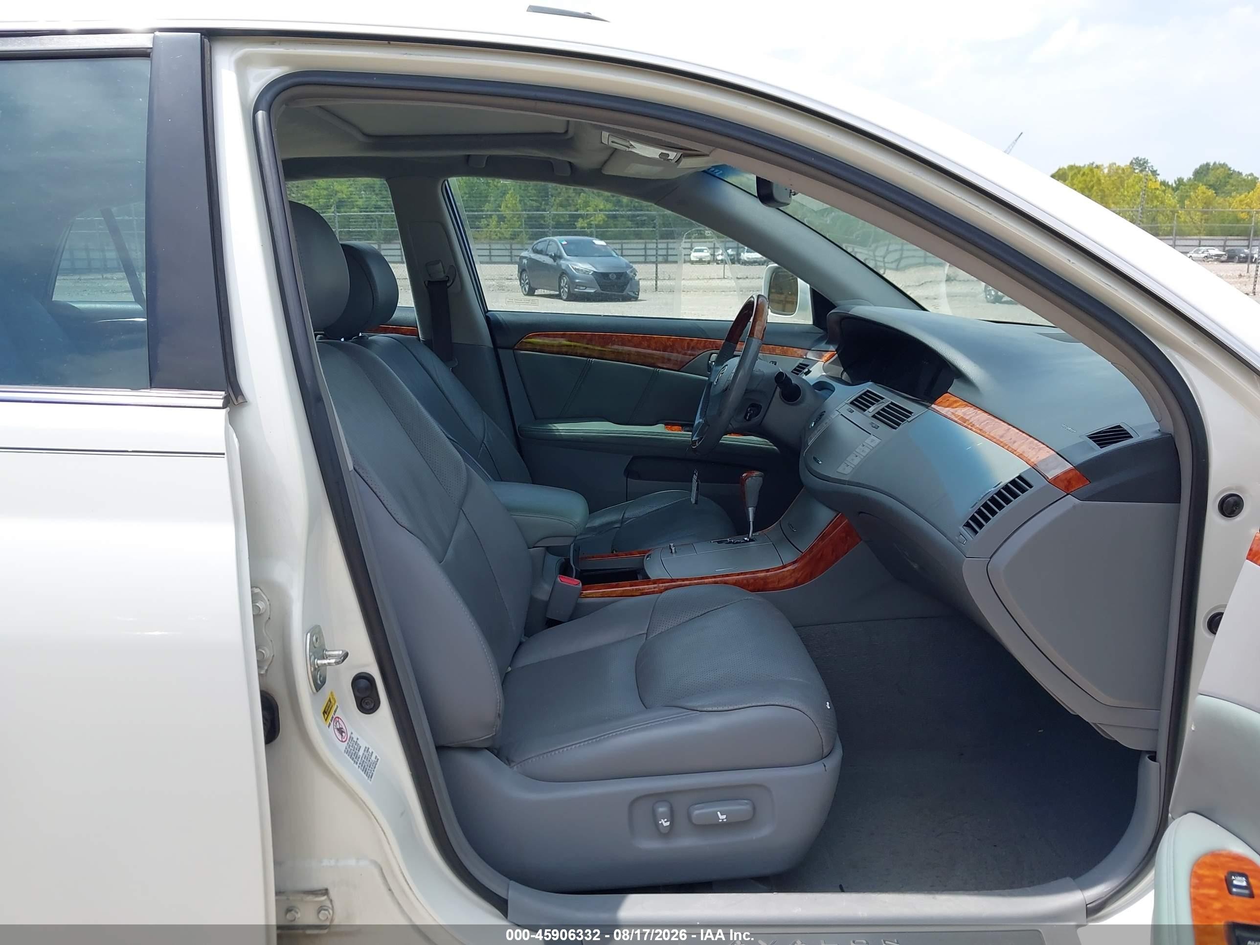 2006 Toyota Avalon Limited White vin: 4T1BK36B36U071879