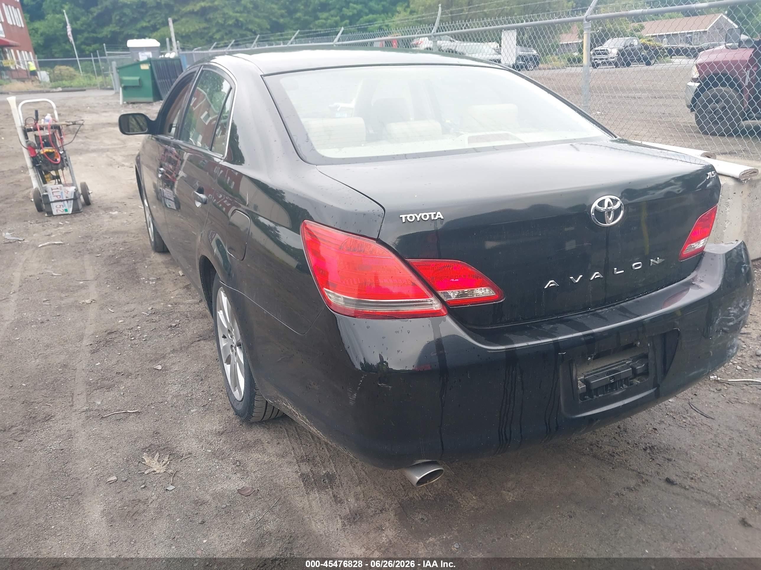 2006 Toyota Avalon Xls Black vin: 4T1BK36B36U072515