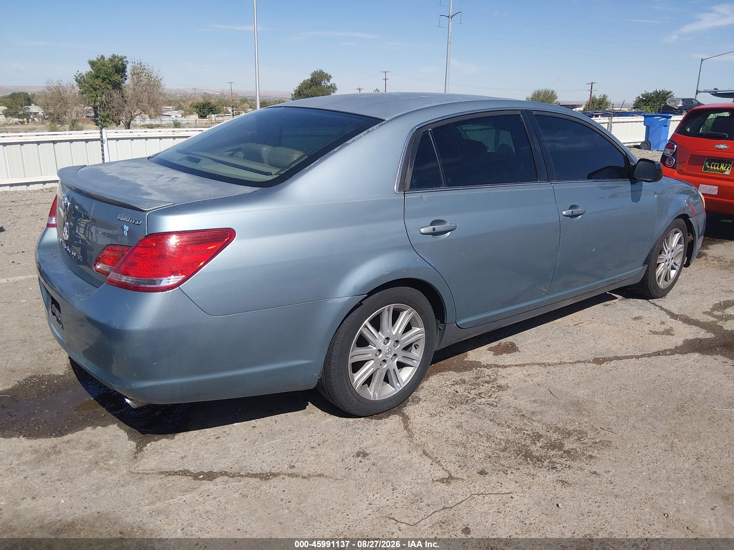 2006 Toyota Avalon Limited Light Blue vin: 4T1BK36B36U079609
