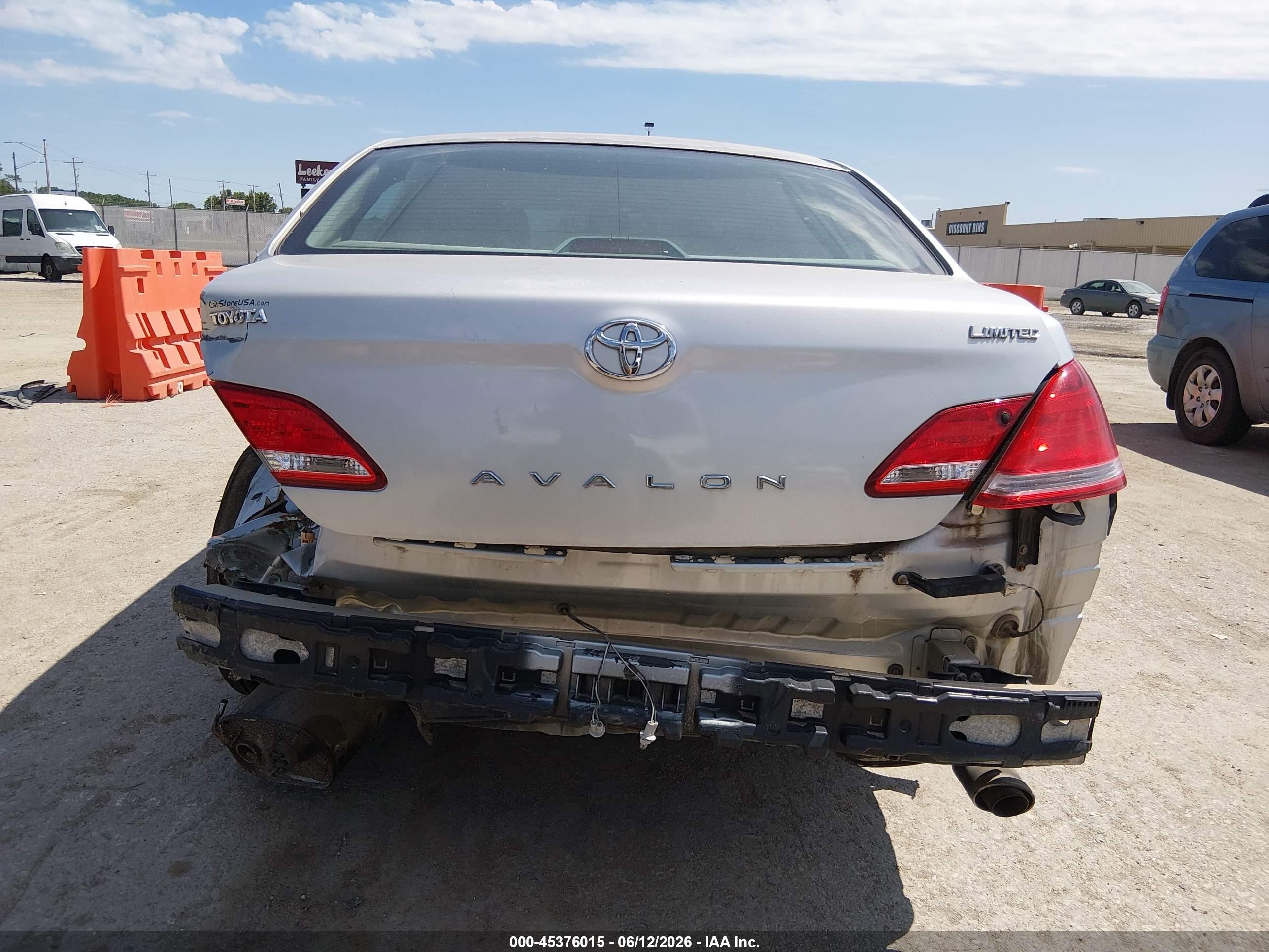 2006 Toyota Avalon Limited Silver vin: 4T1BK36B36U103763
