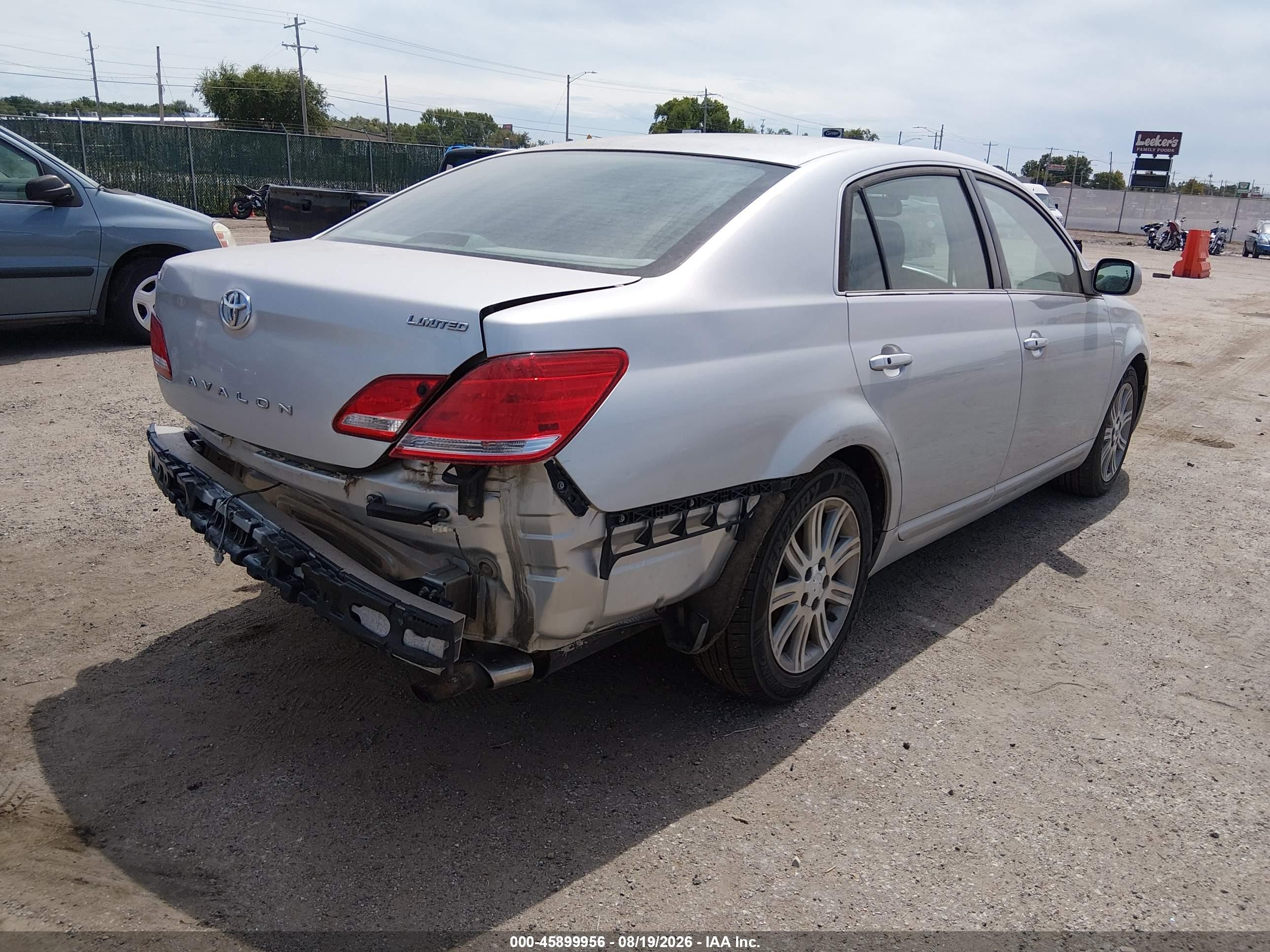 2006 Toyota Avalon Limited Silver vin: 4T1BK36B36U103763