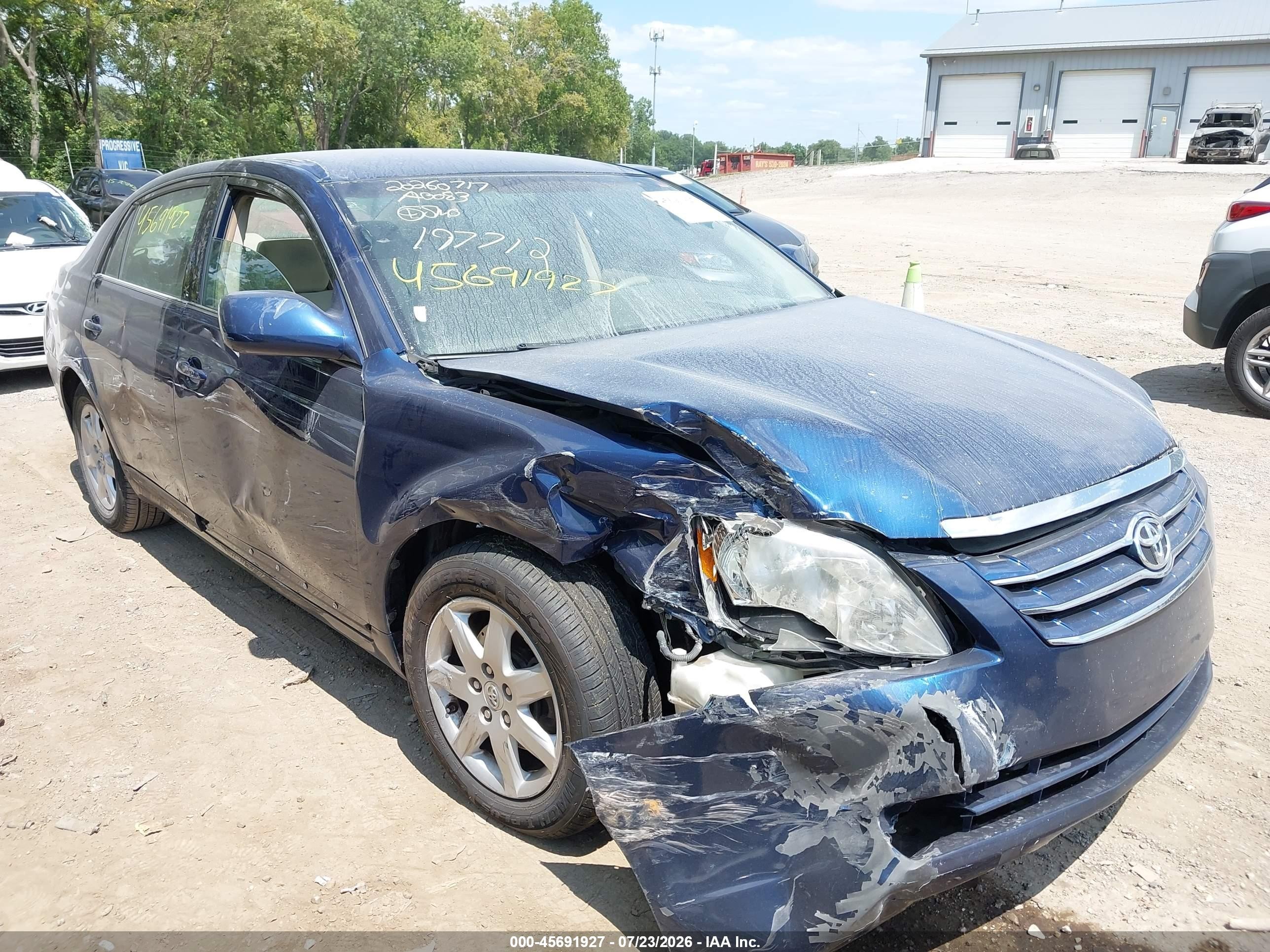 2007 Toyota Avalon Xl Blue vin: 4T1BK36B37U197712