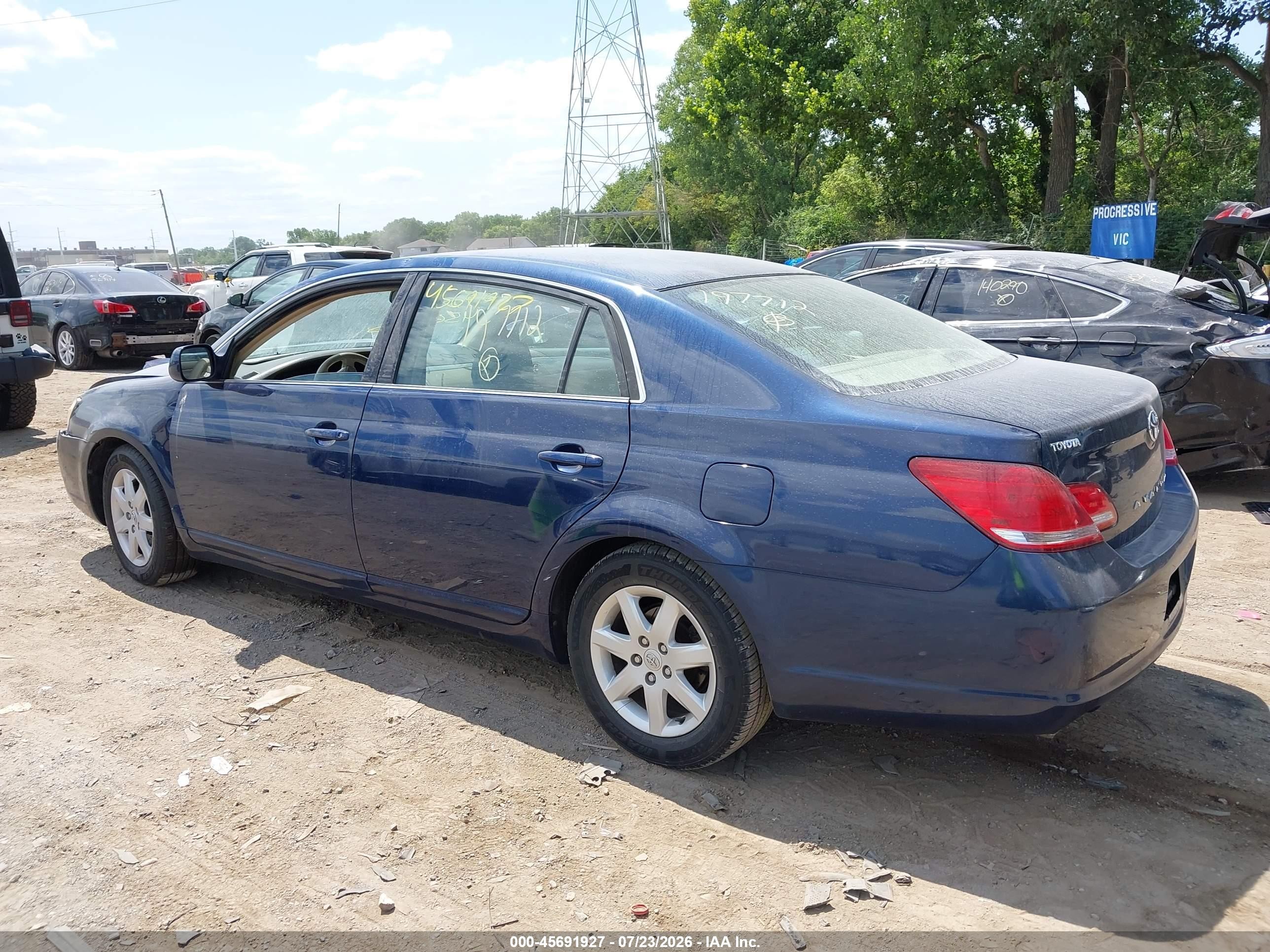 2007 Toyota Avalon Xl Blue vin: 4T1BK36B37U197712