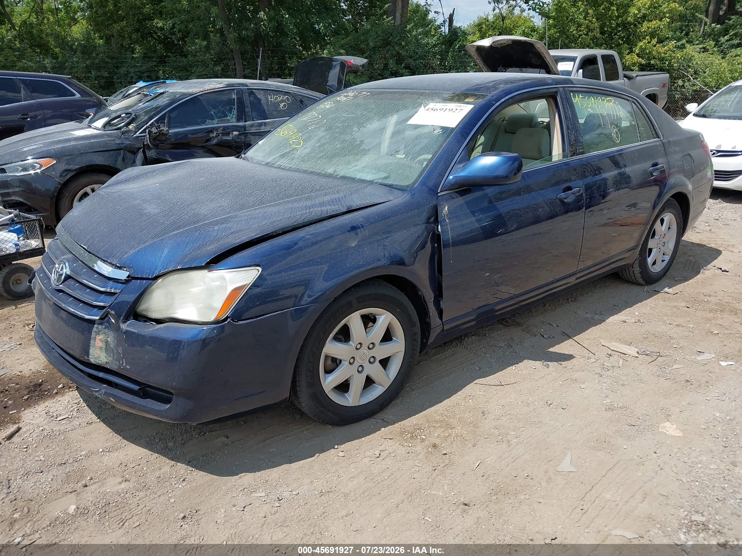 2007 Toyota Avalon Xl Blue vin: 4T1BK36B37U197712
