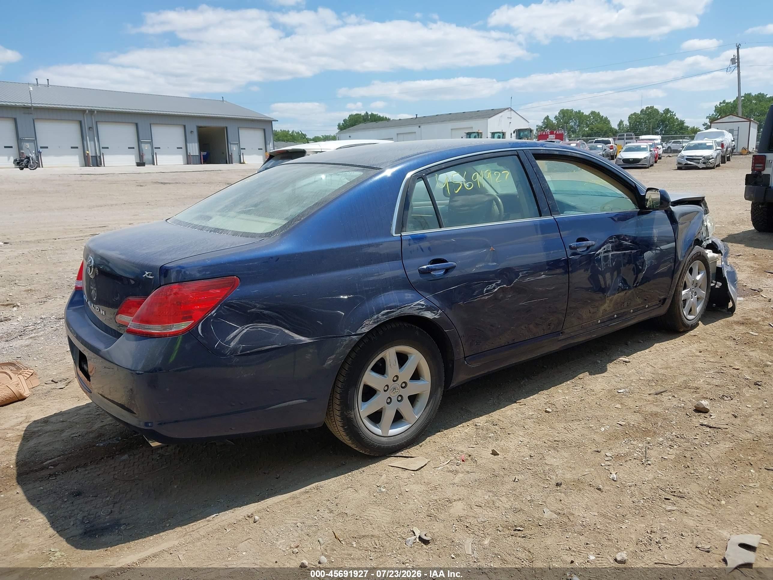 2007 Toyota Avalon Xl Blue vin: 4T1BK36B37U197712