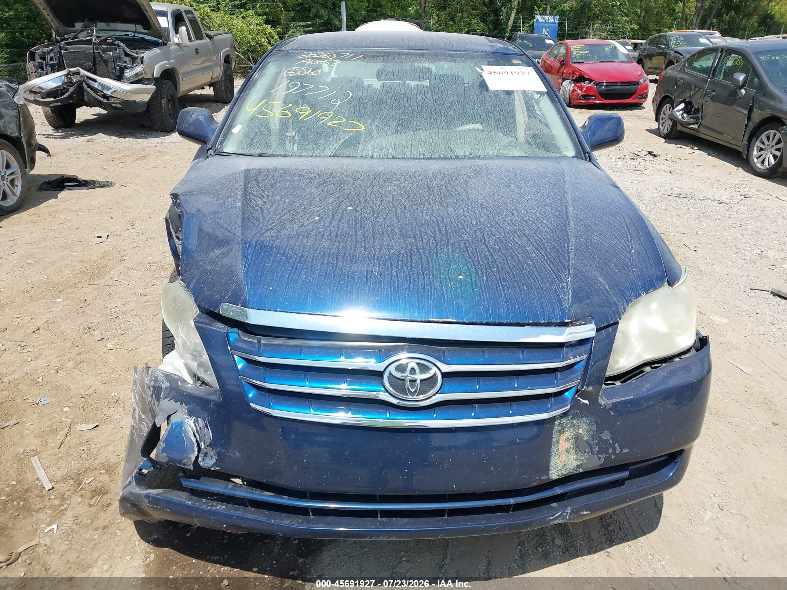 2007 Toyota Avalon Xl Blue vin: 4T1BK36B37U197712