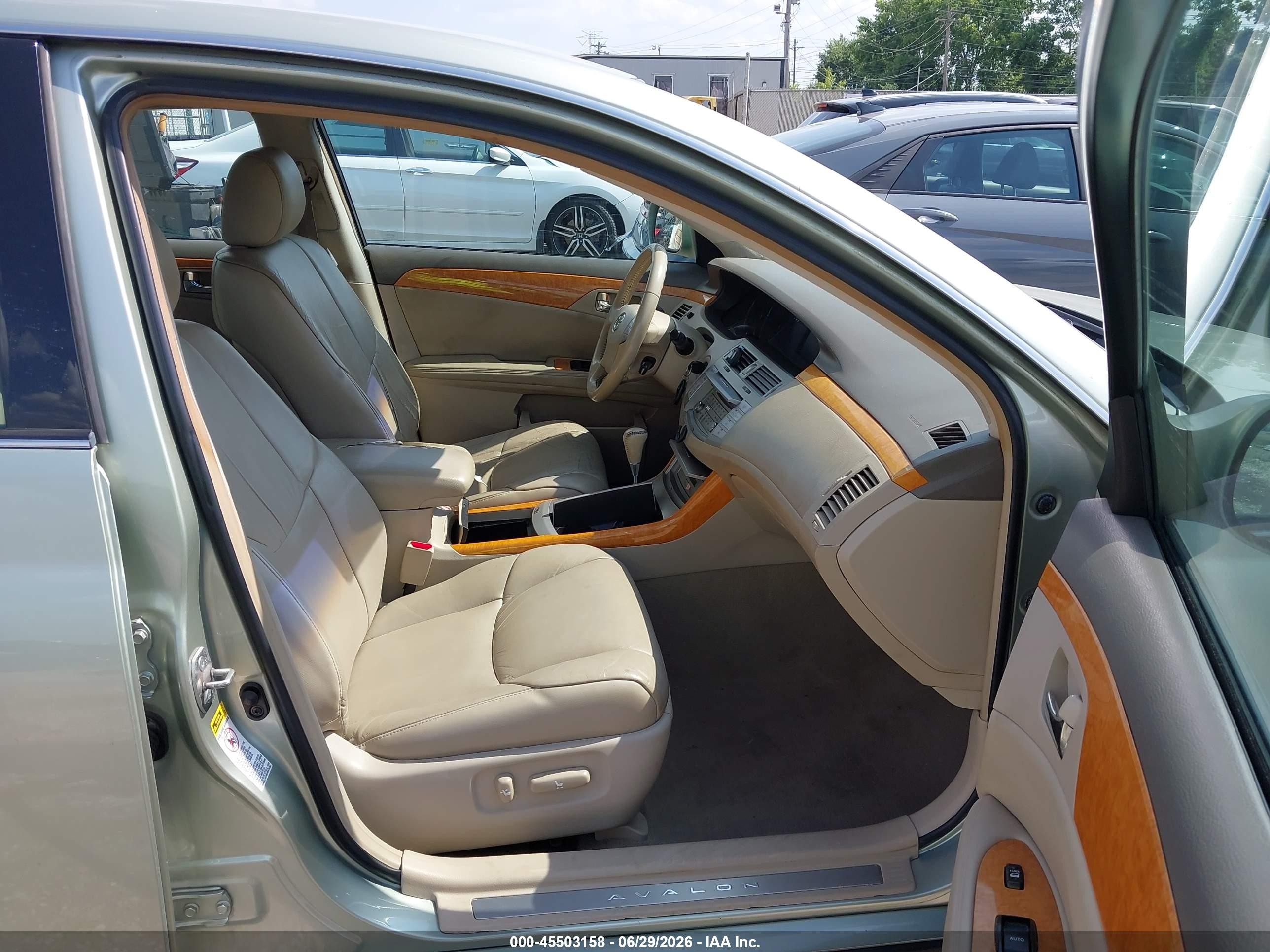 2007 Toyota Avalon Xls Green vin: 4T1BK36B37U217165