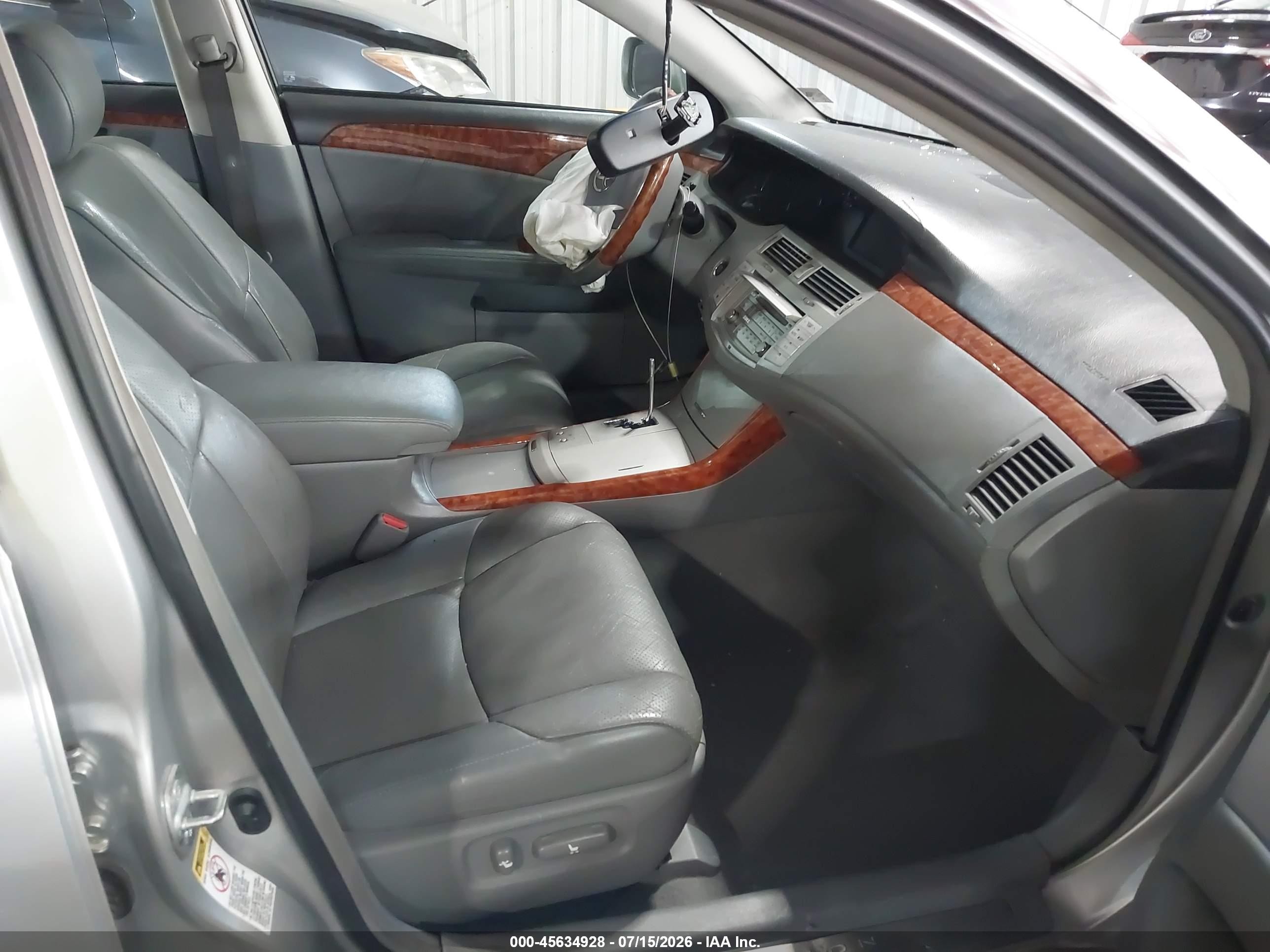 2007 Toyota Avalon Limited Silver vin: 4T1BK36B37U226013