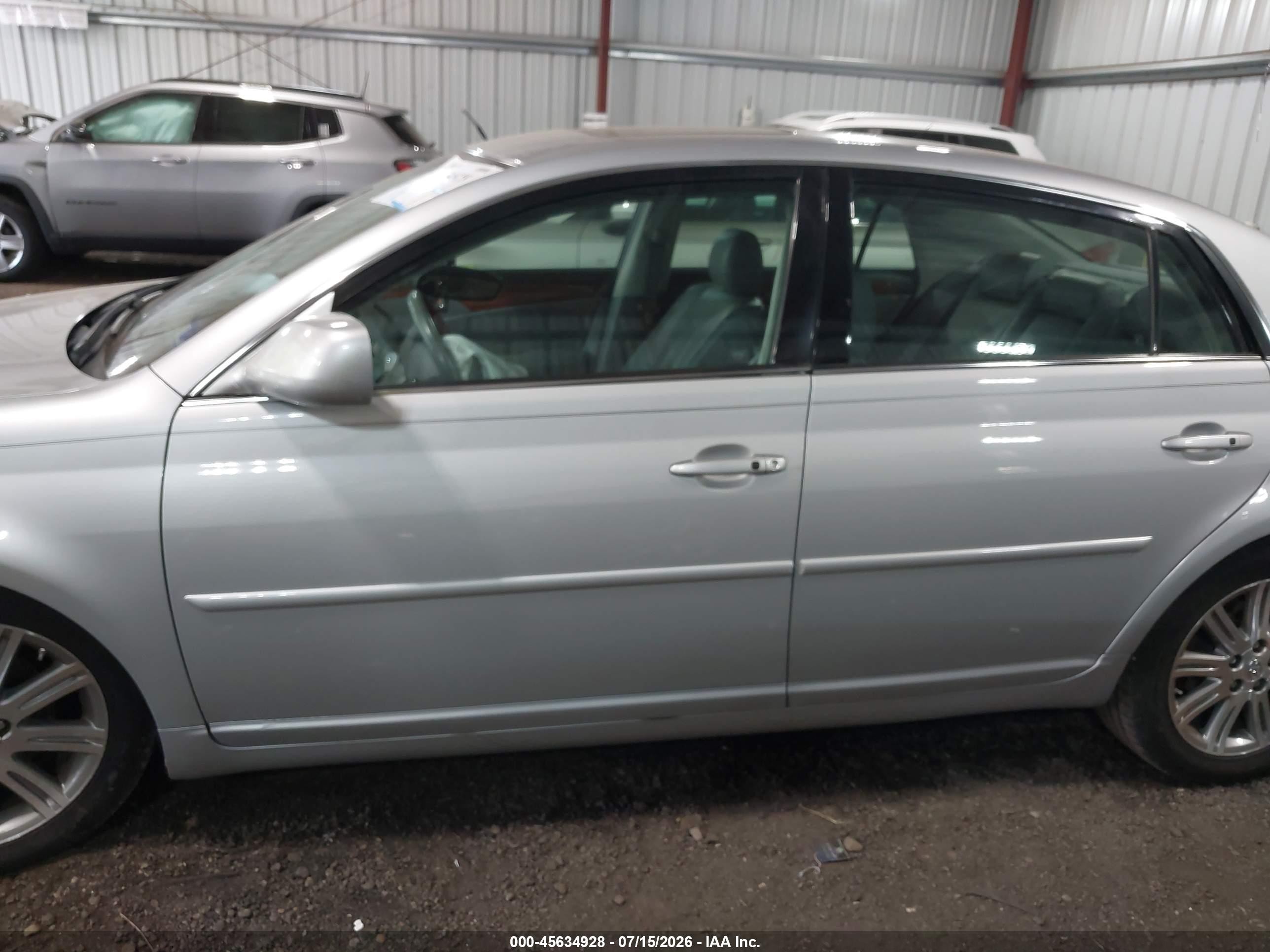 2007 Toyota Avalon Limited Silver vin: 4T1BK36B37U226013