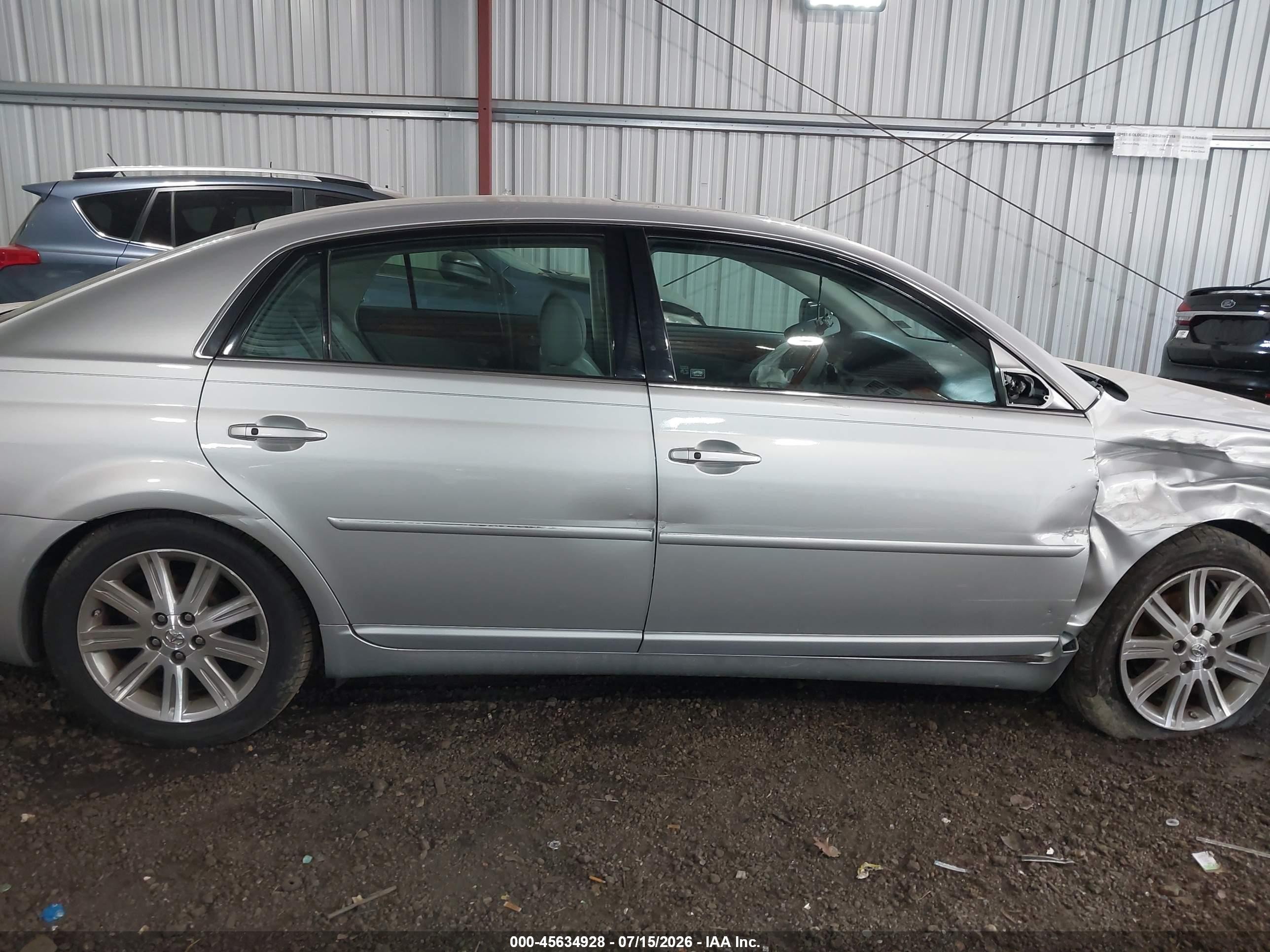 2007 Toyota Avalon Limited Silver vin: 4T1BK36B37U226013