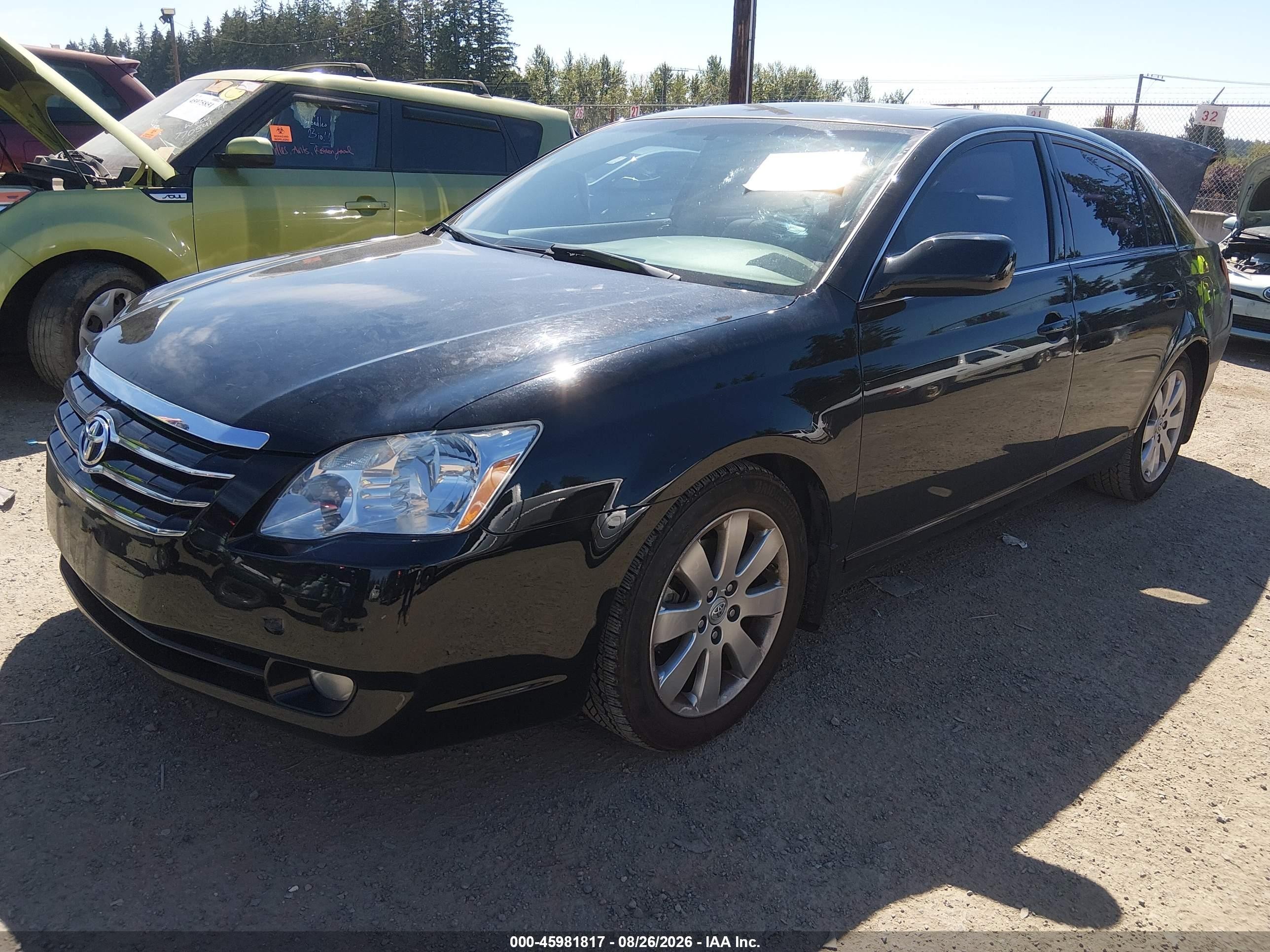 2007 Toyota Avalon Xls Black vin: 4T1BK36B37U231485