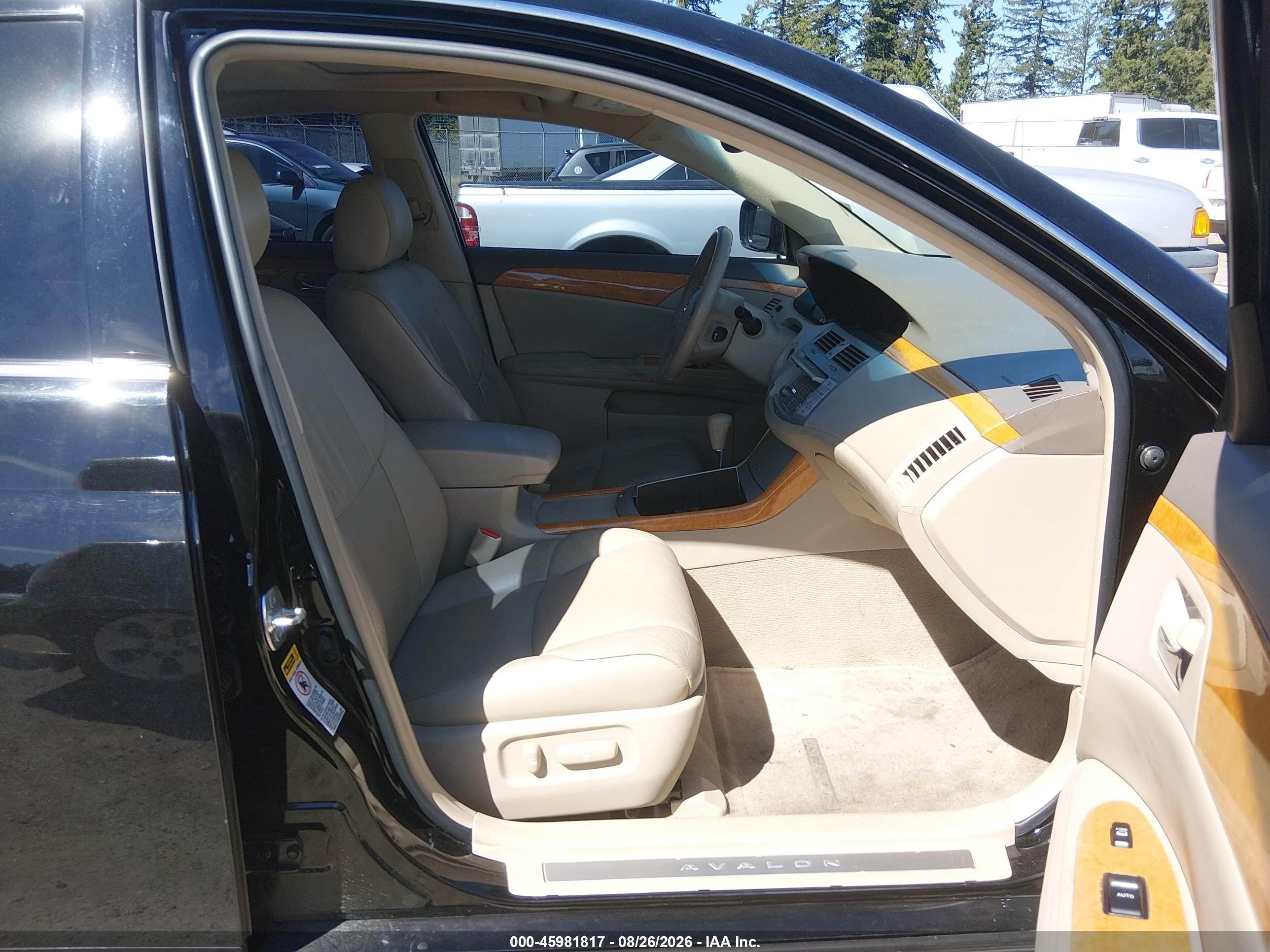 2007 Toyota Avalon Xls Black vin: 4T1BK36B37U231485