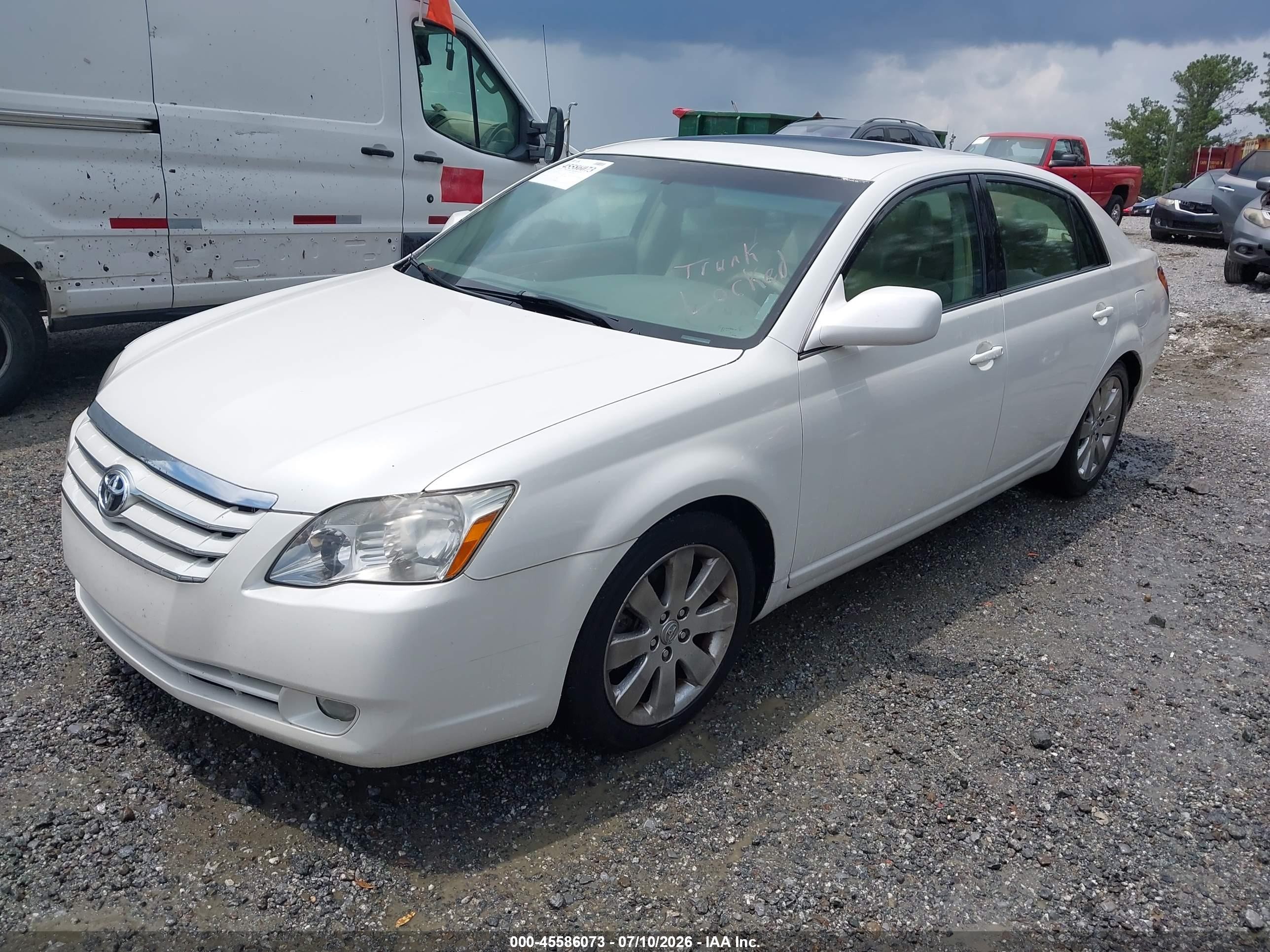 2007 Toyota Avalon Xls White vin: 4T1BK36B37U246567