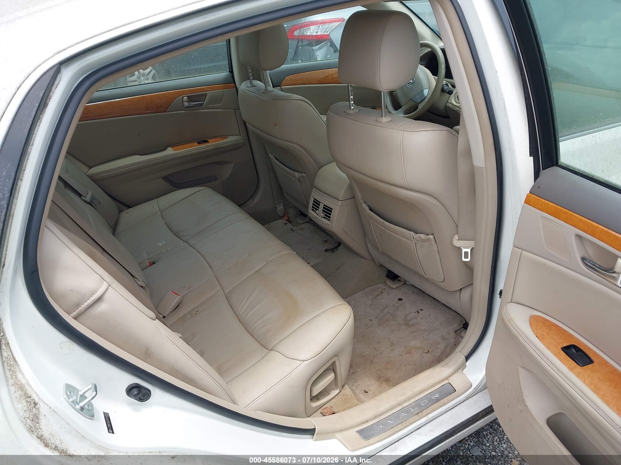 2007 Toyota Avalon Xls White vin: 4T1BK36B37U246567