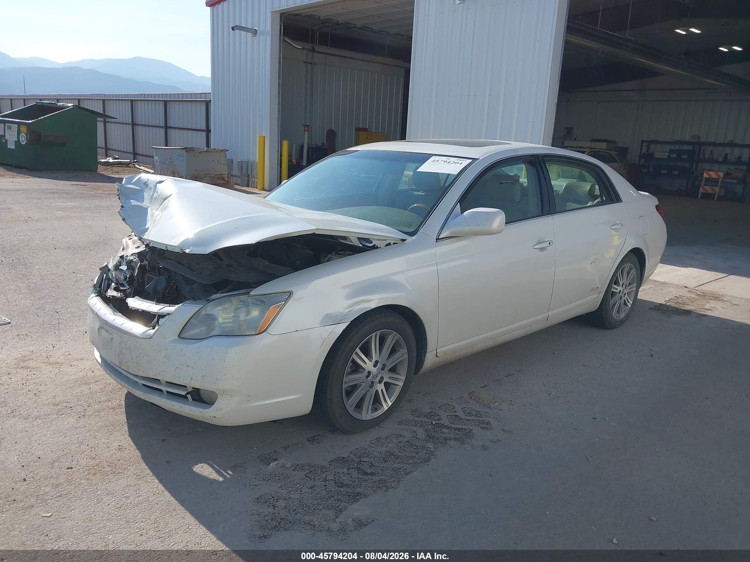 2007 Toyota Avalon Limited White vin: 4T1BK36B37U252210