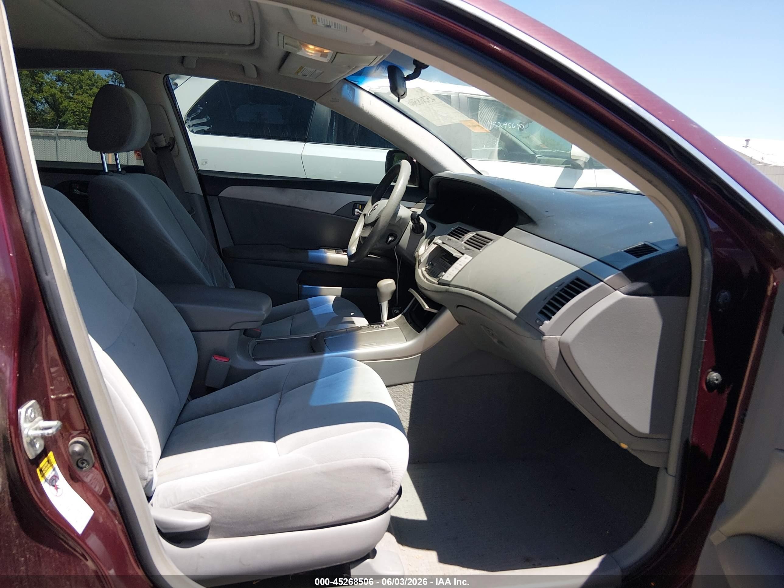 2008 Toyota Avalon Xl Burgundy vin: 4T1BK36B38U278601