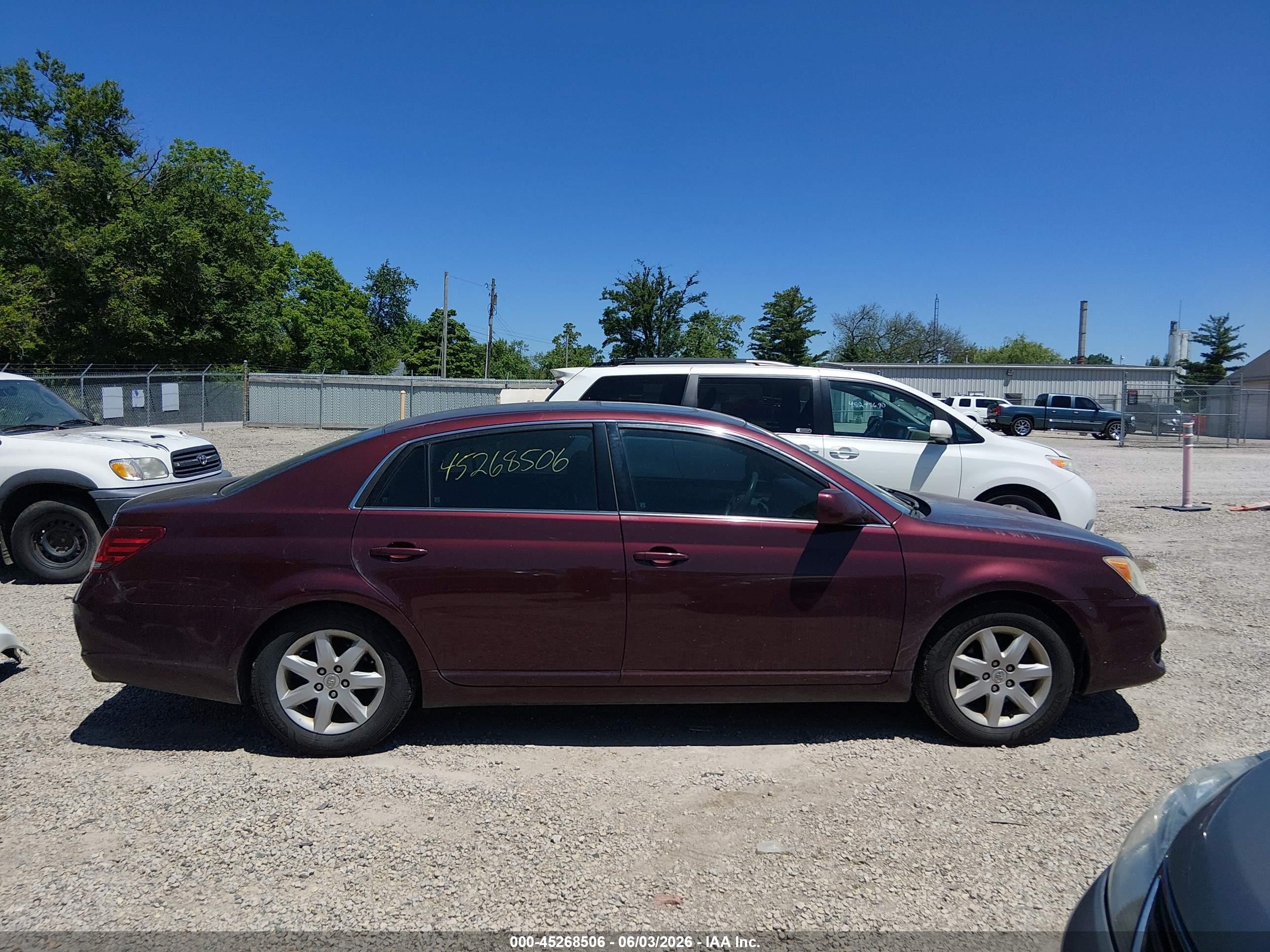 2008 Toyota Avalon Xl Burgundy vin: 4T1BK36B38U278601