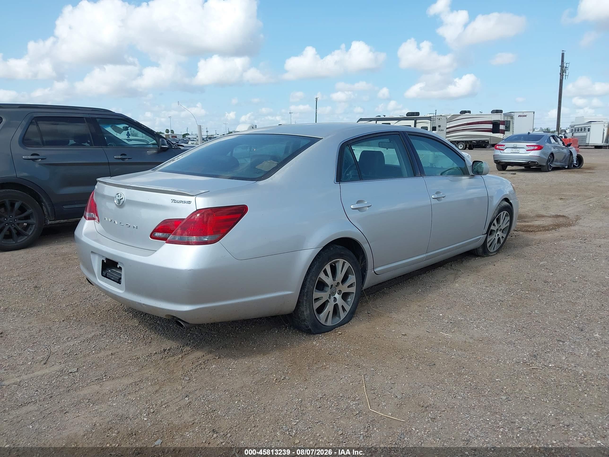 2008 Toyota Avalon Touring Silver vin: 4T1BK36B38U279652