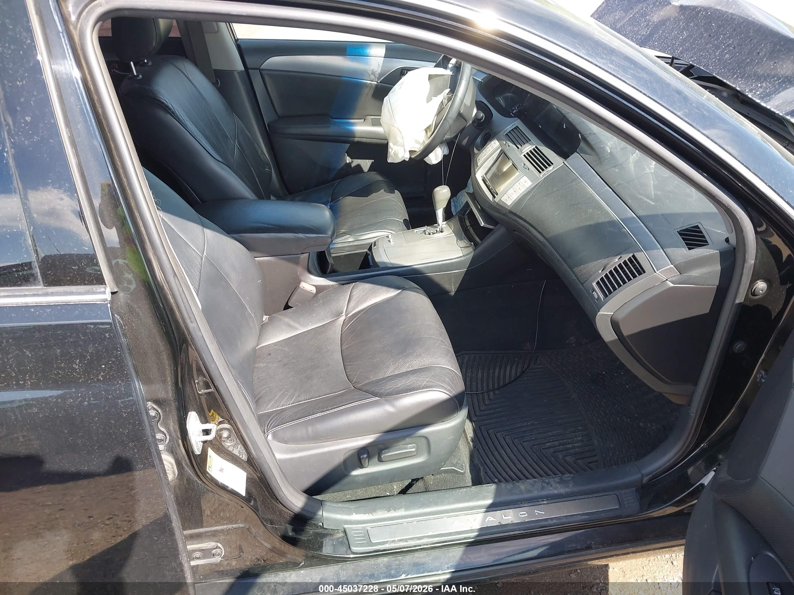 2008 Toyota Avalon Touring Black vin: 4T1BK36B38U283345