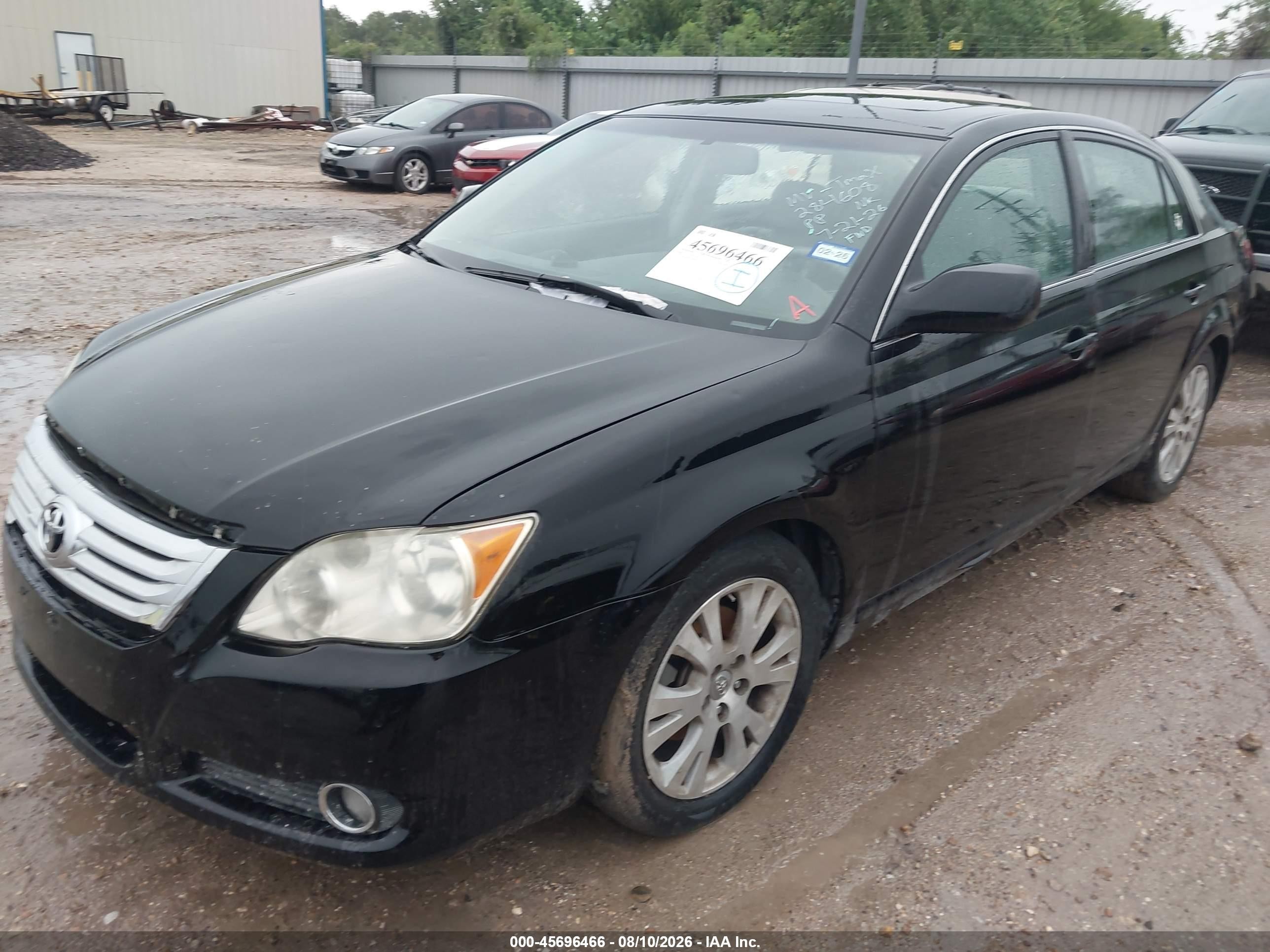 2008 Toyota Avalon Xls Black vin: 4T1BK36B38U284608
