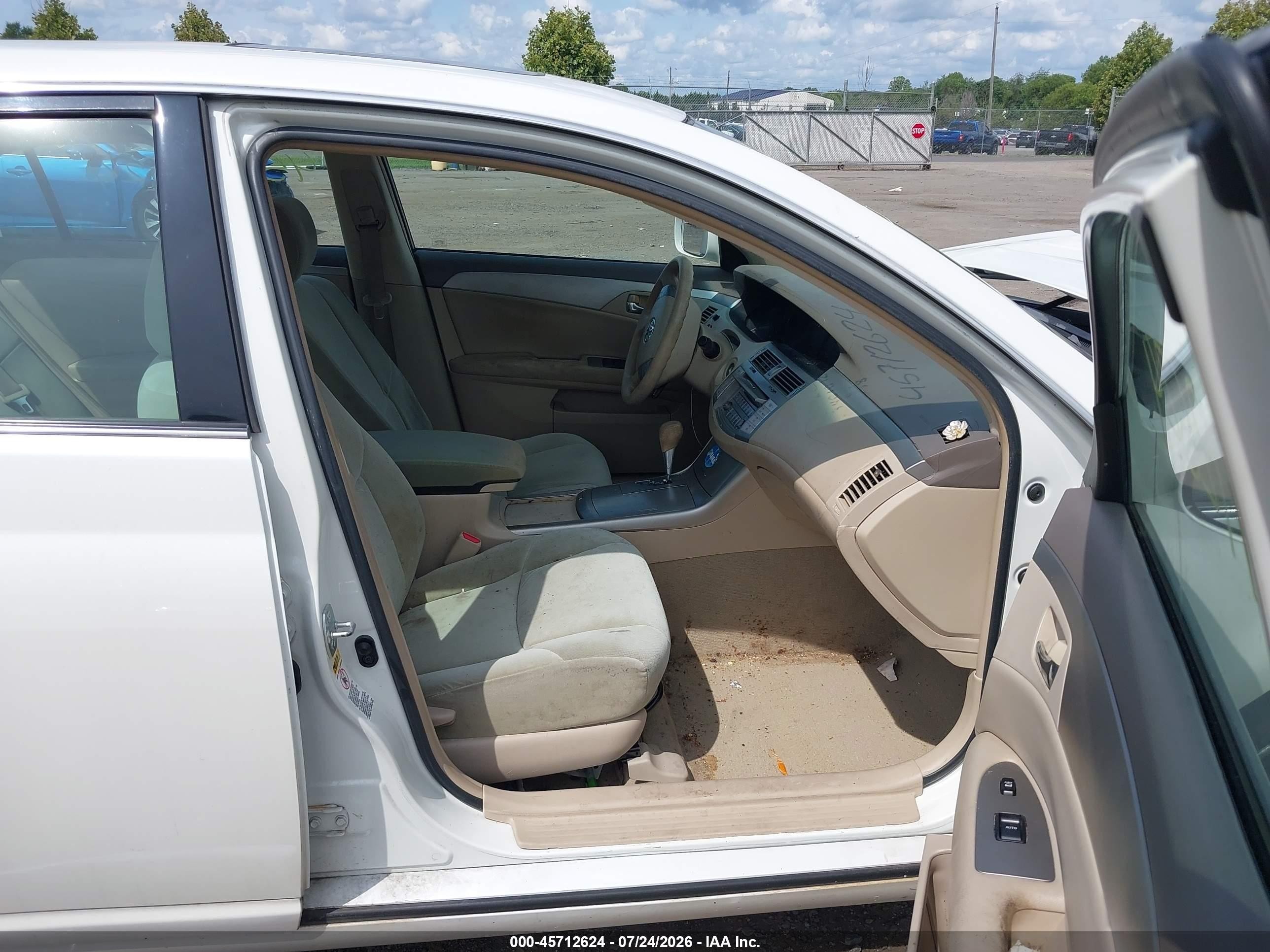 2008 Toyota Avalon Xl White vin: 4T1BK36B38U296354