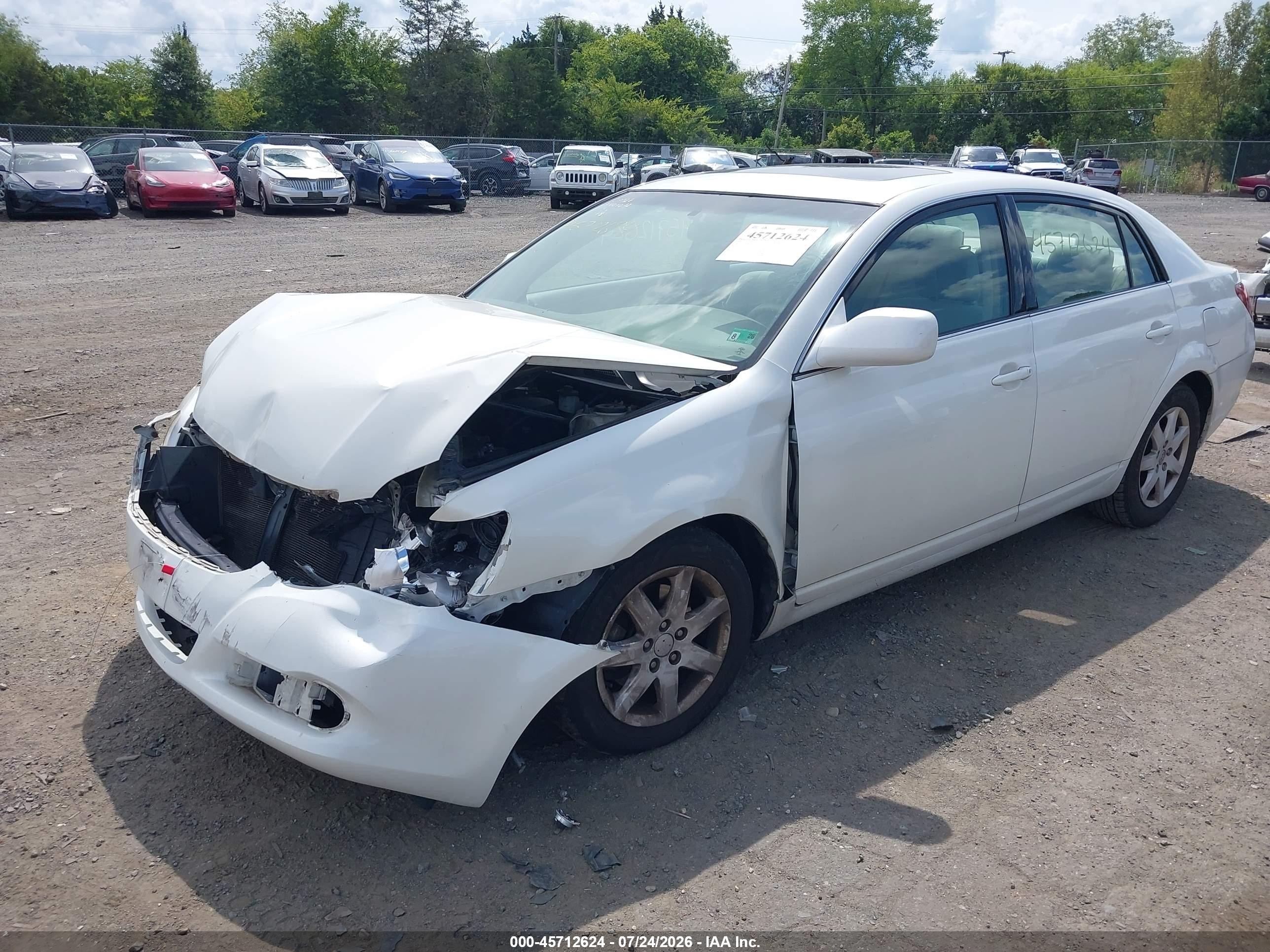 2008 Toyota Avalon Xl White vin: 4T1BK36B38U296354