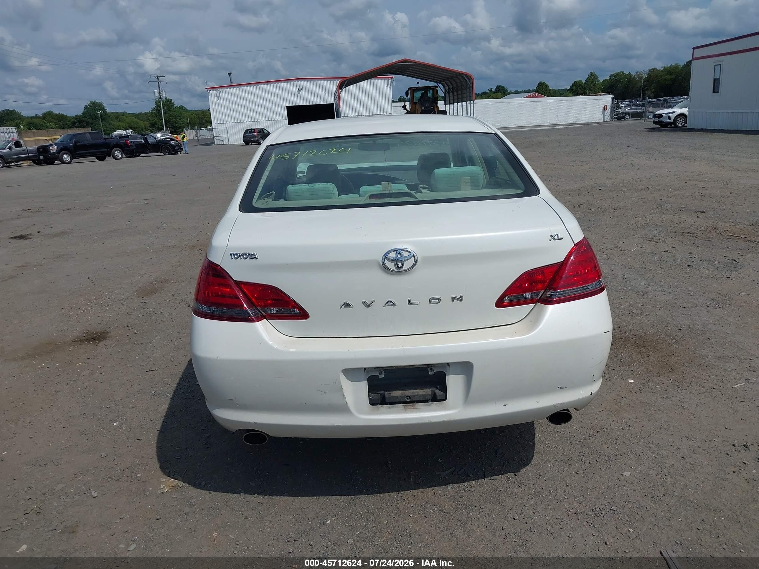 2008 Toyota Avalon Xl White vin: 4T1BK36B38U296354