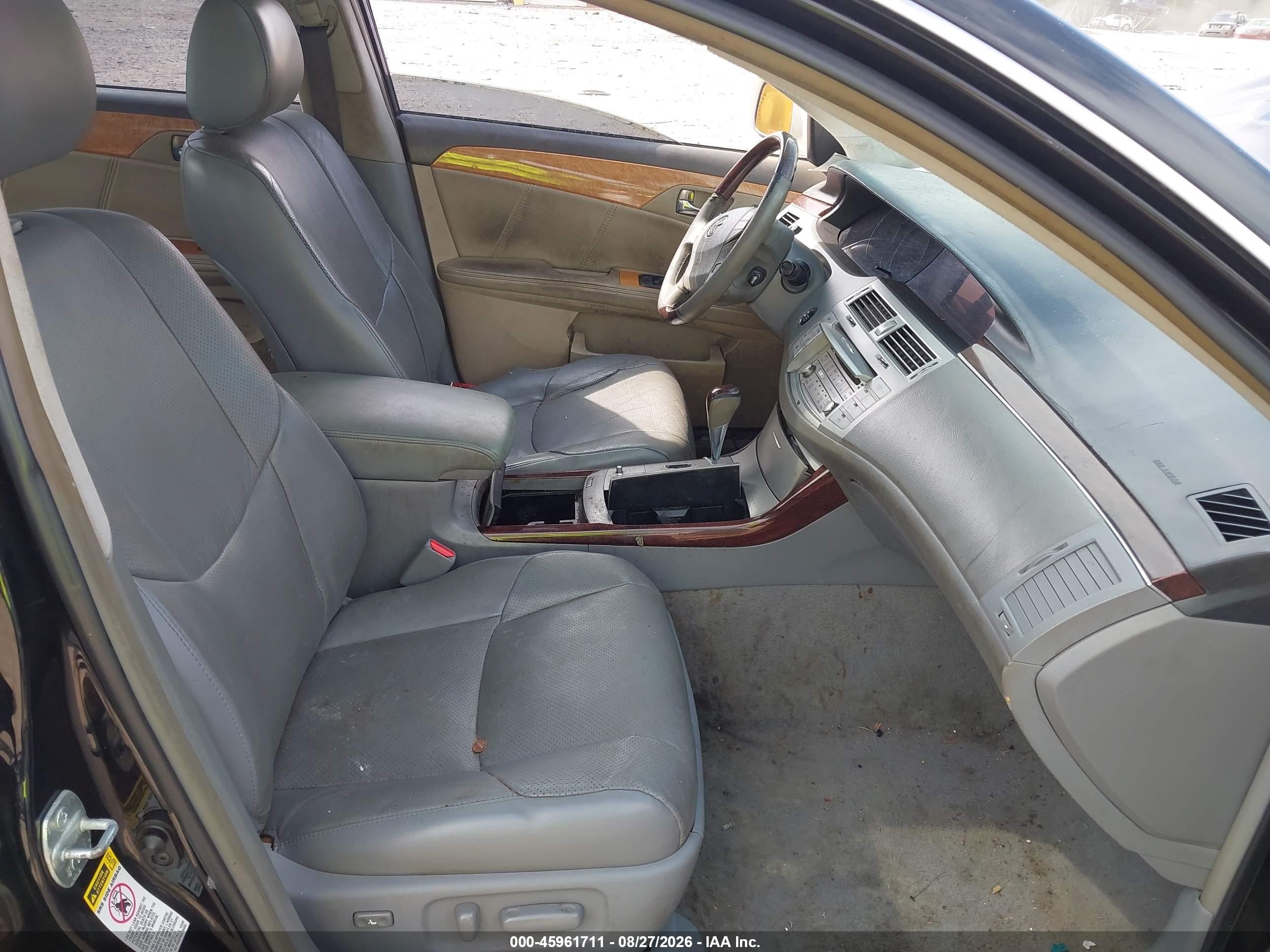 2008 Toyota Avalon Limited Black vin: 4T1BK36B38U306588