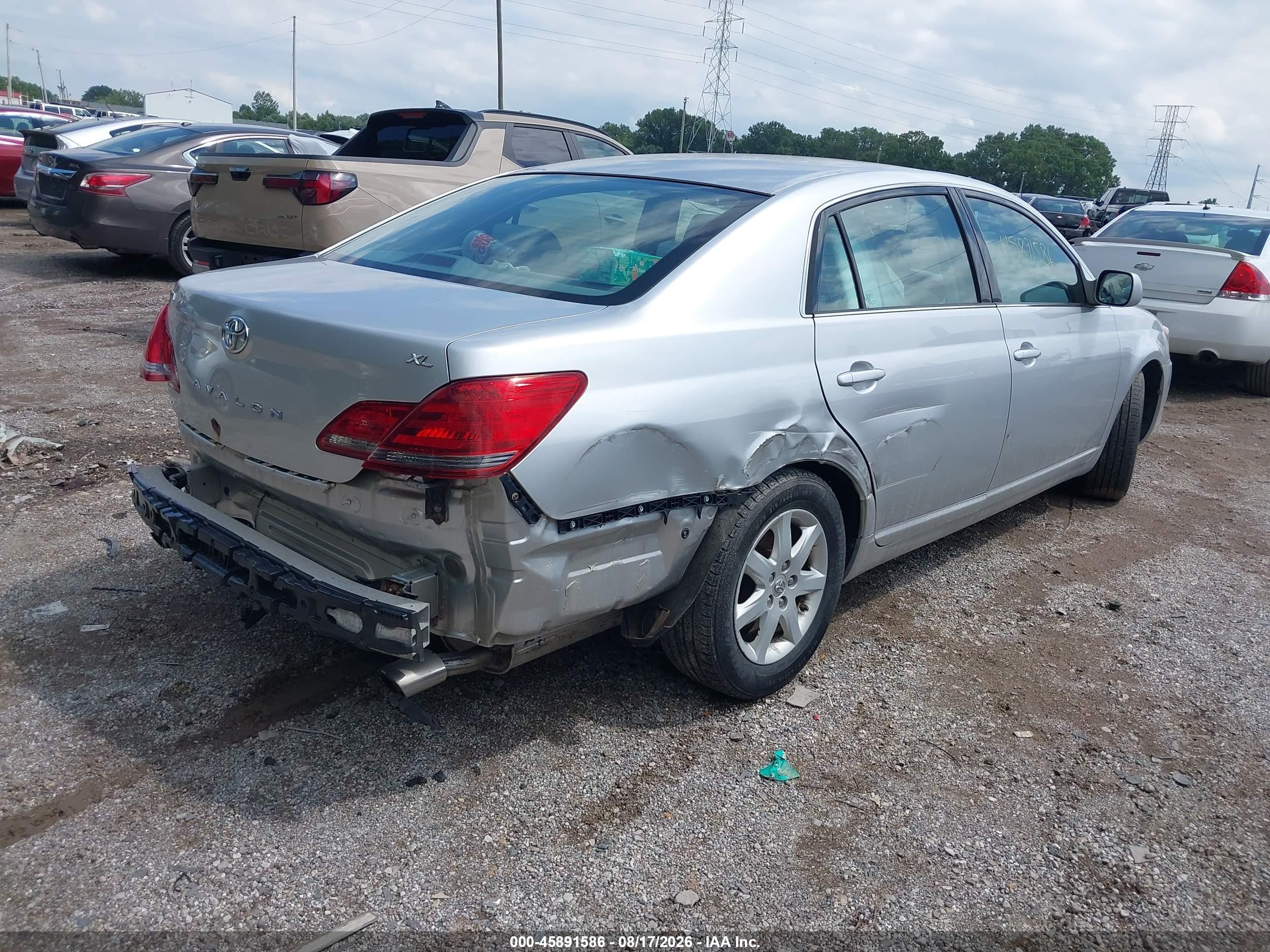 2008 Toyota Avalon Xl Silver vin: 4T1BK36B38U313329