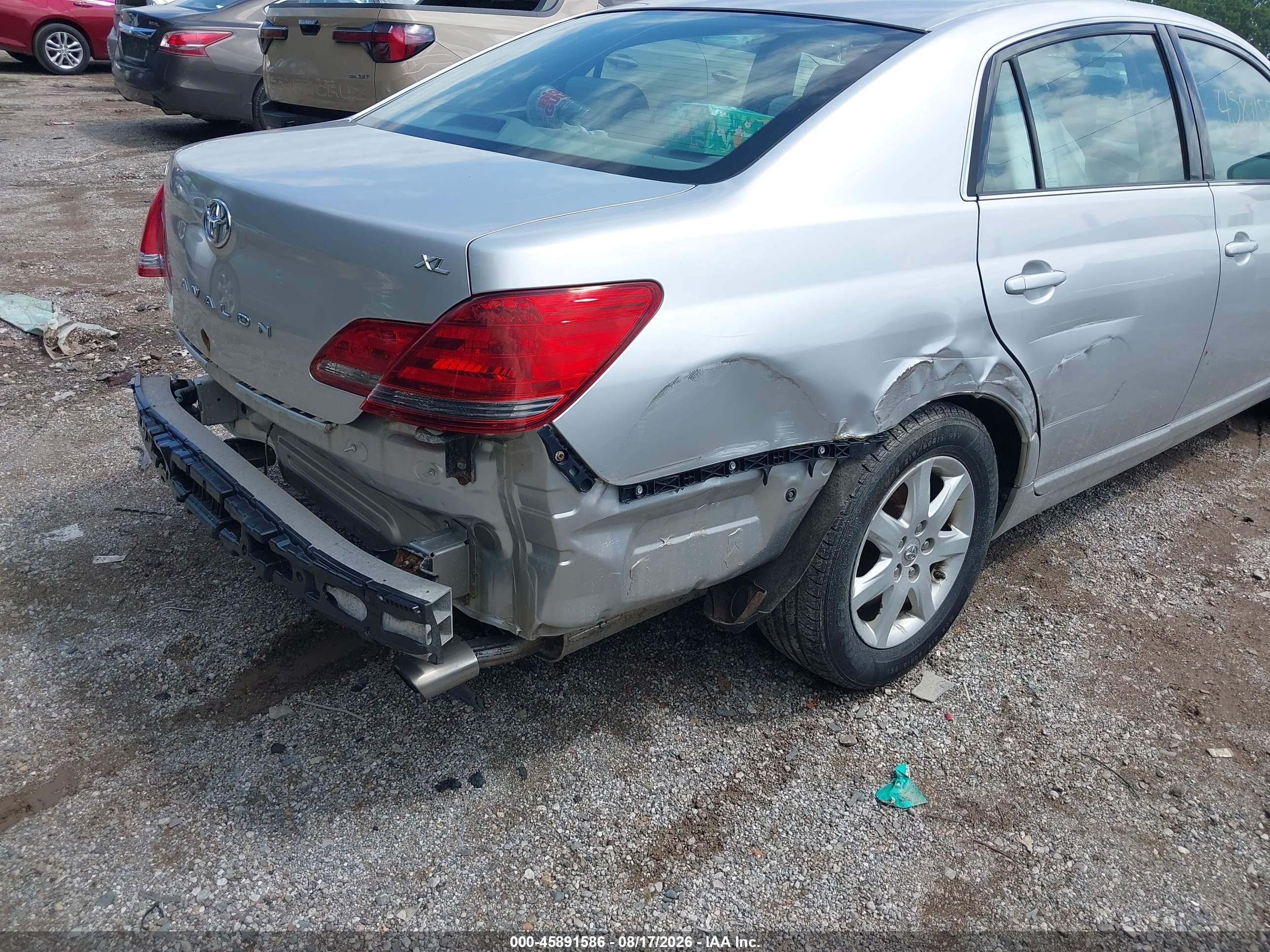 2008 Toyota Avalon Xl Silver vin: 4T1BK36B38U313329