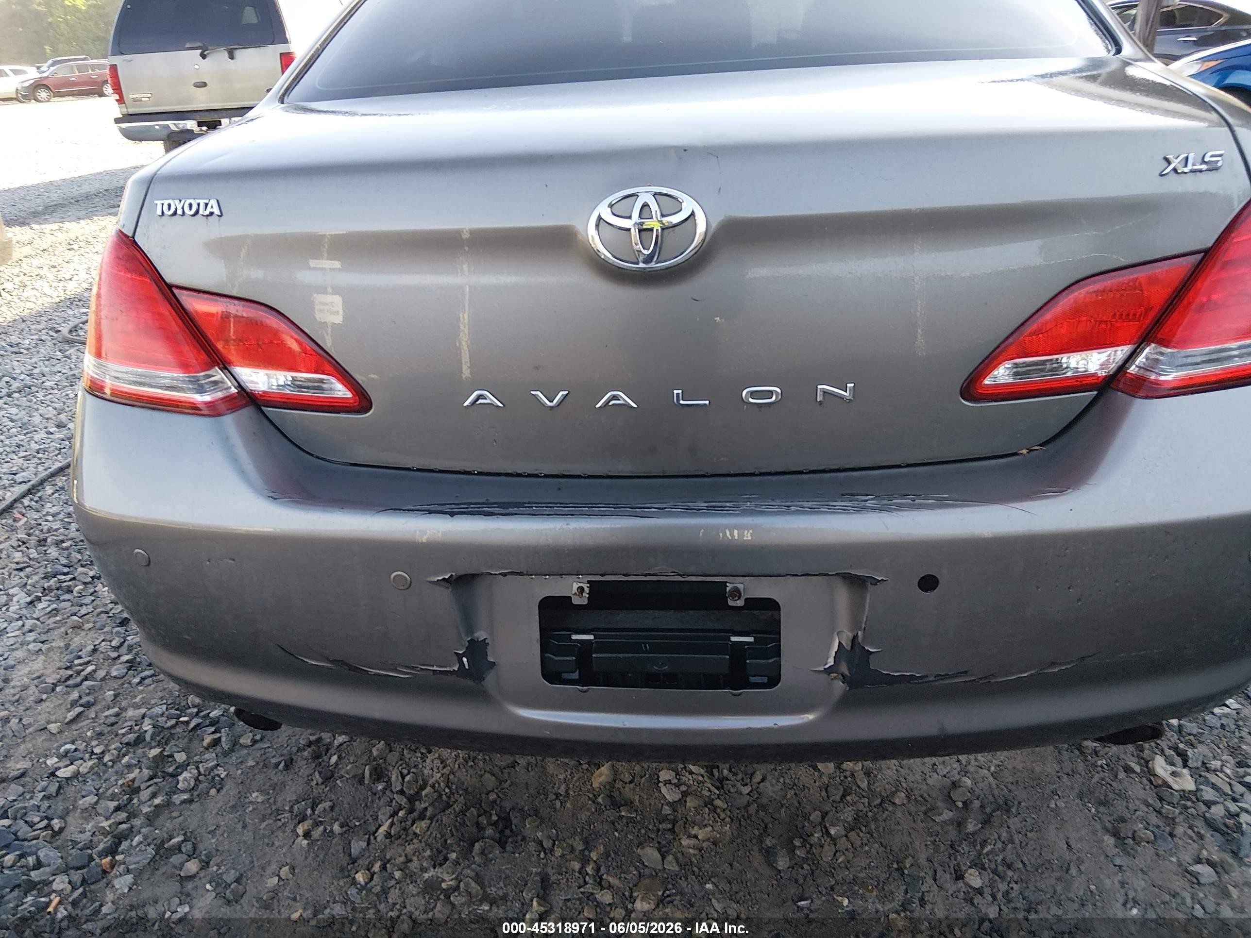 2005 Toyota Avalon Xls Gray vin: 4T1BK36B45U047718