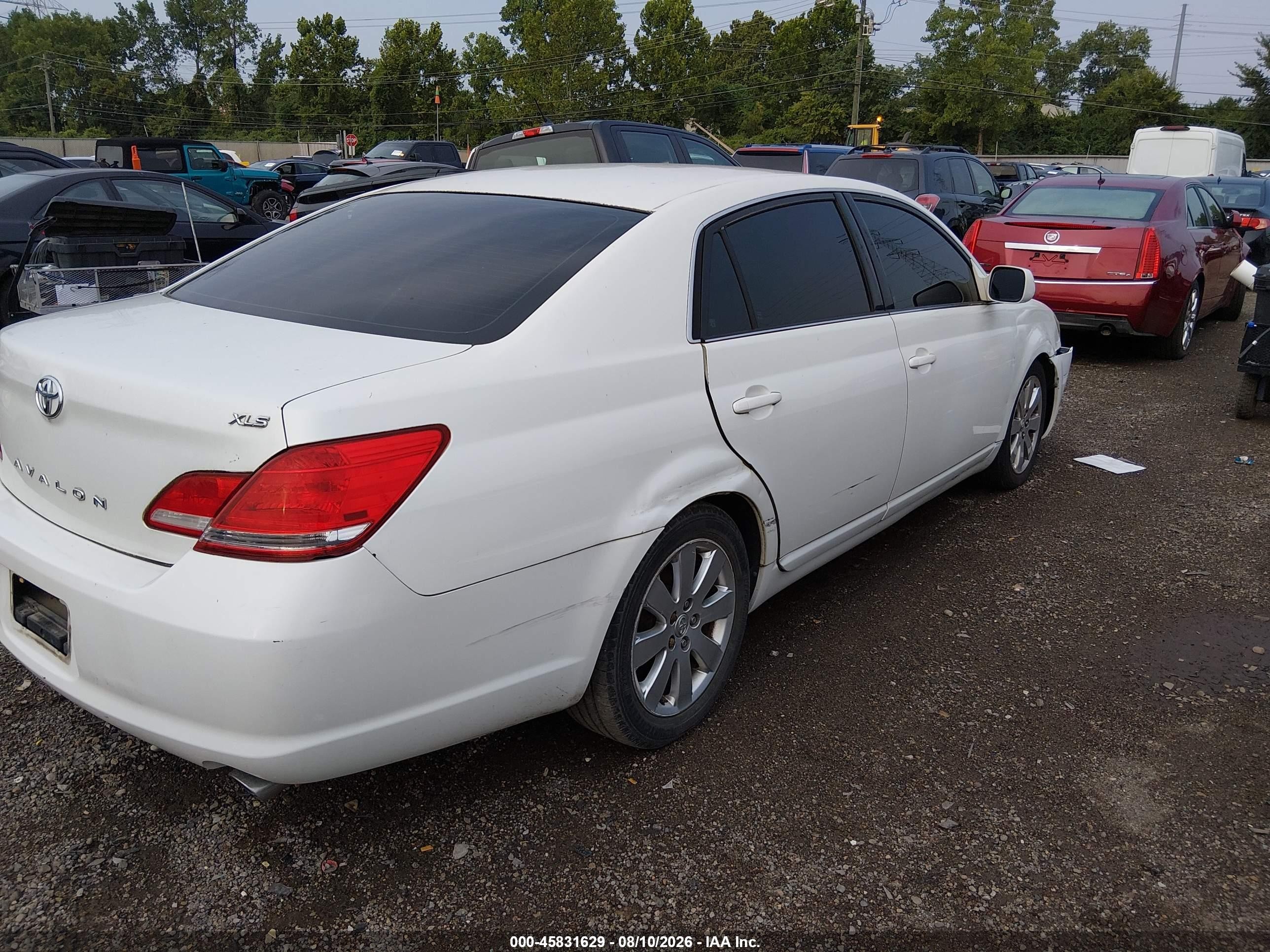 2006 Toyota Avalon Xls Белый vin: 4T1BK36B46U062561