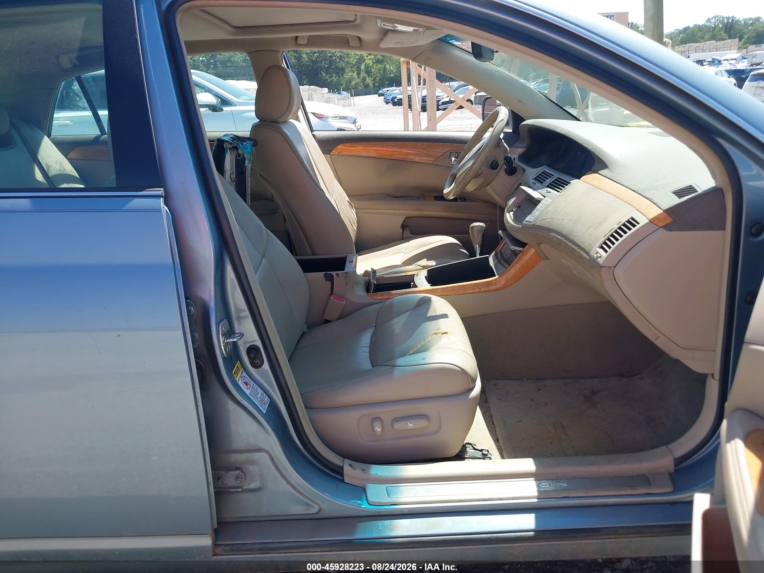 2006 Toyota Avalon Xls Blue vin: 4T1BK36B46U108244