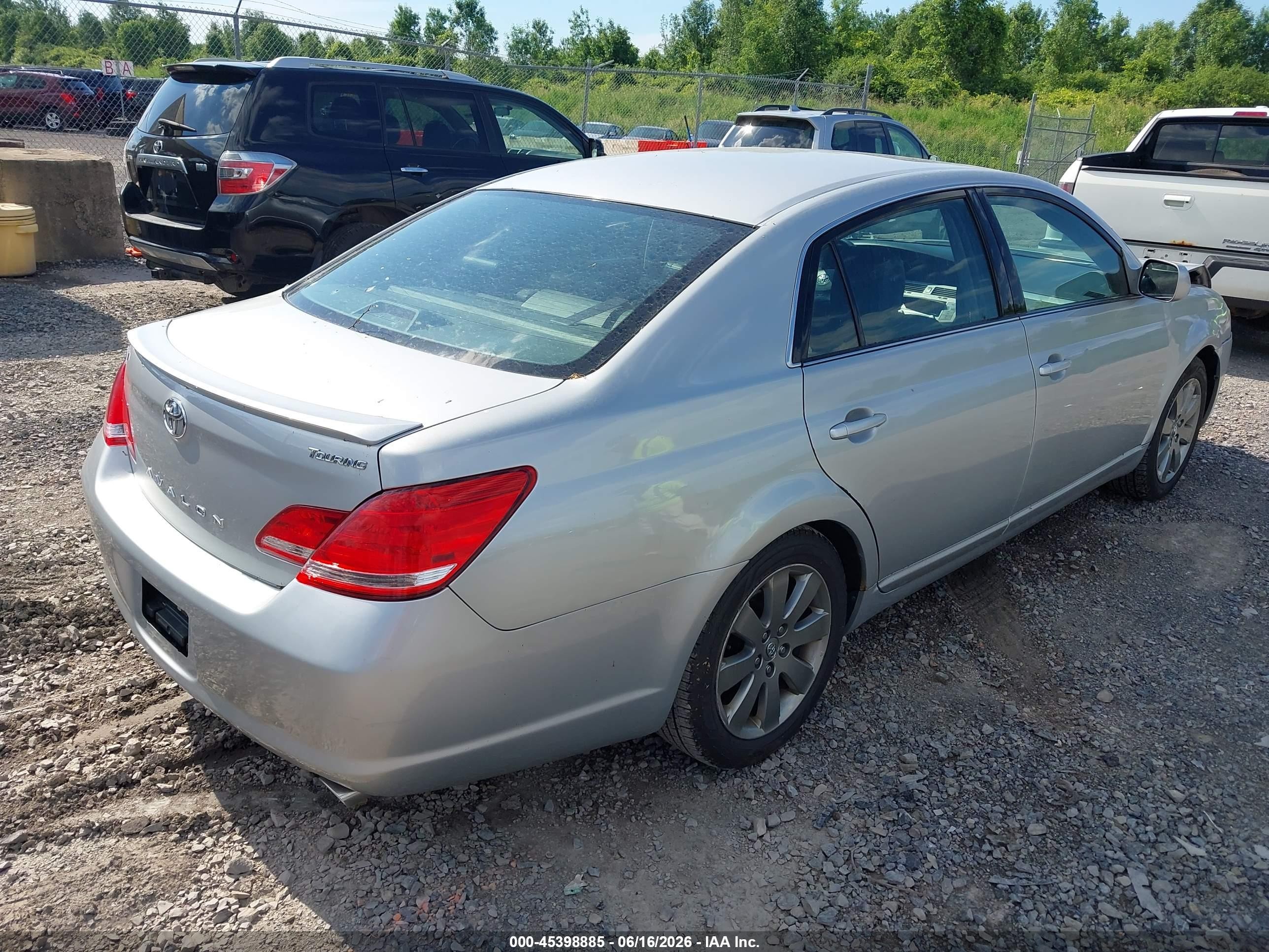 2006 Toyota Avalon Touring Silver vin: 4T1BK36B46U115386