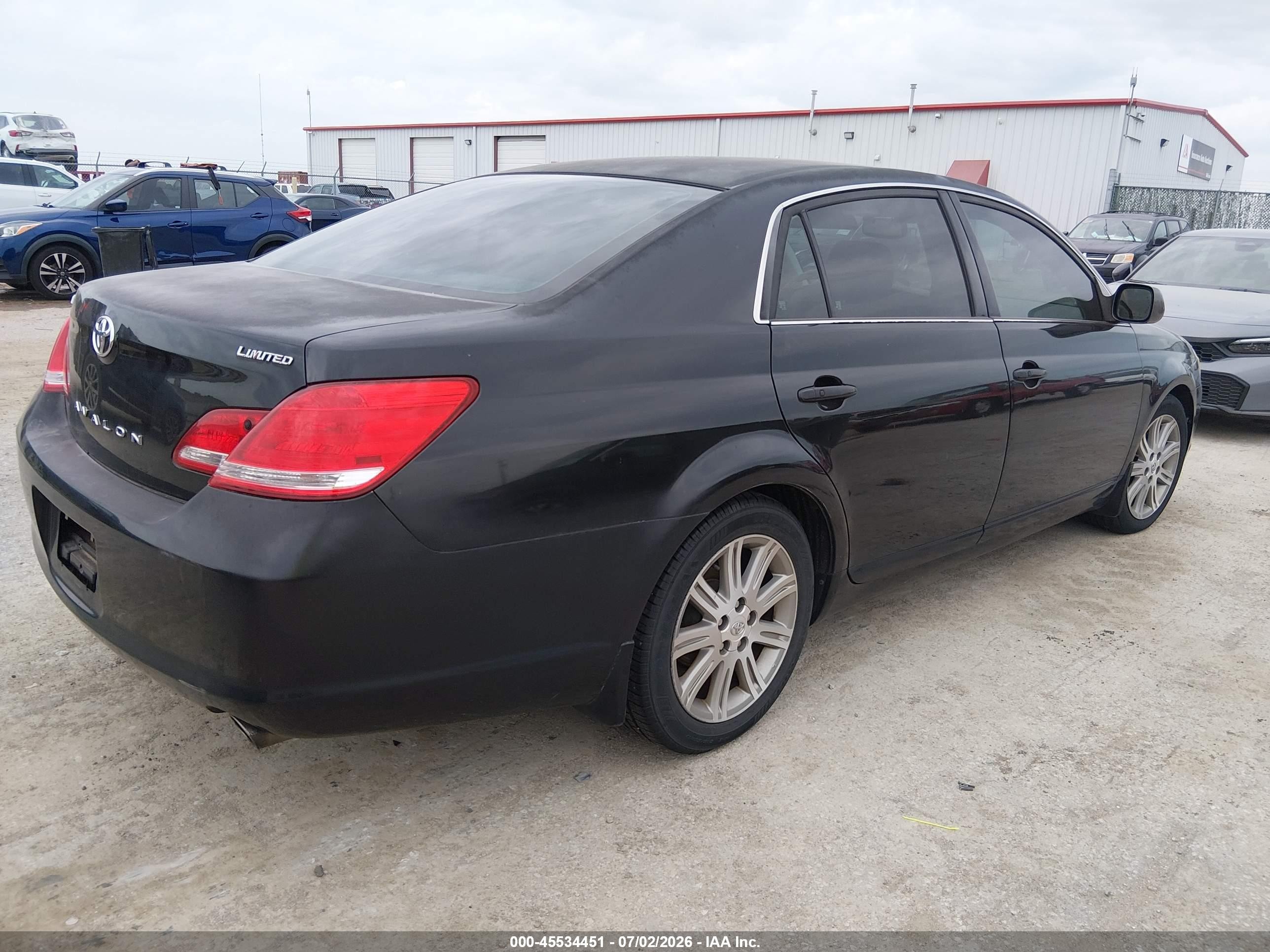 2006 Toyota Avalon Limited Black vin: 4T1BK36B46U137274