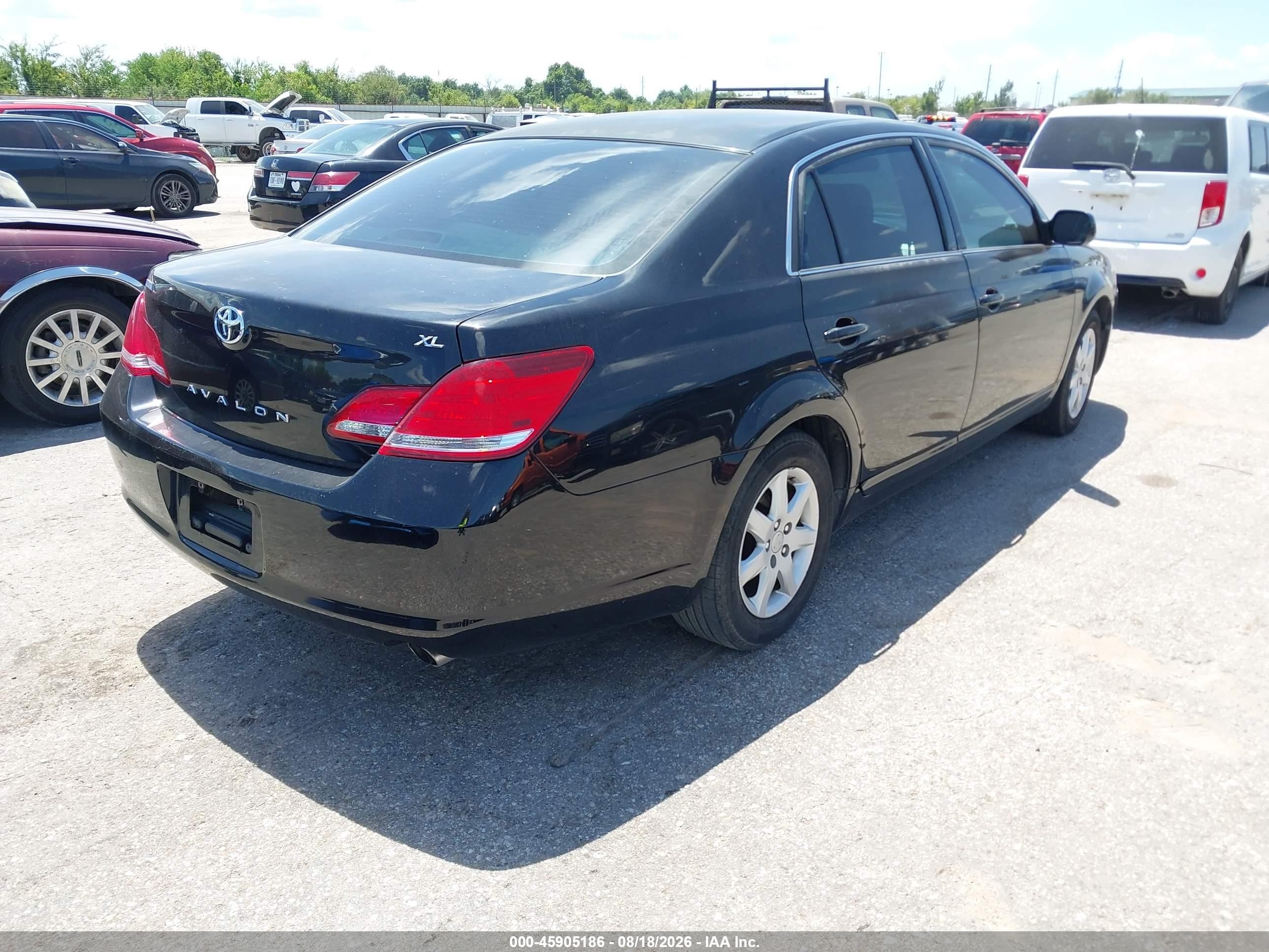 2006 Toyota Avalon Xl Black vin: 4T1BK36B46U138506