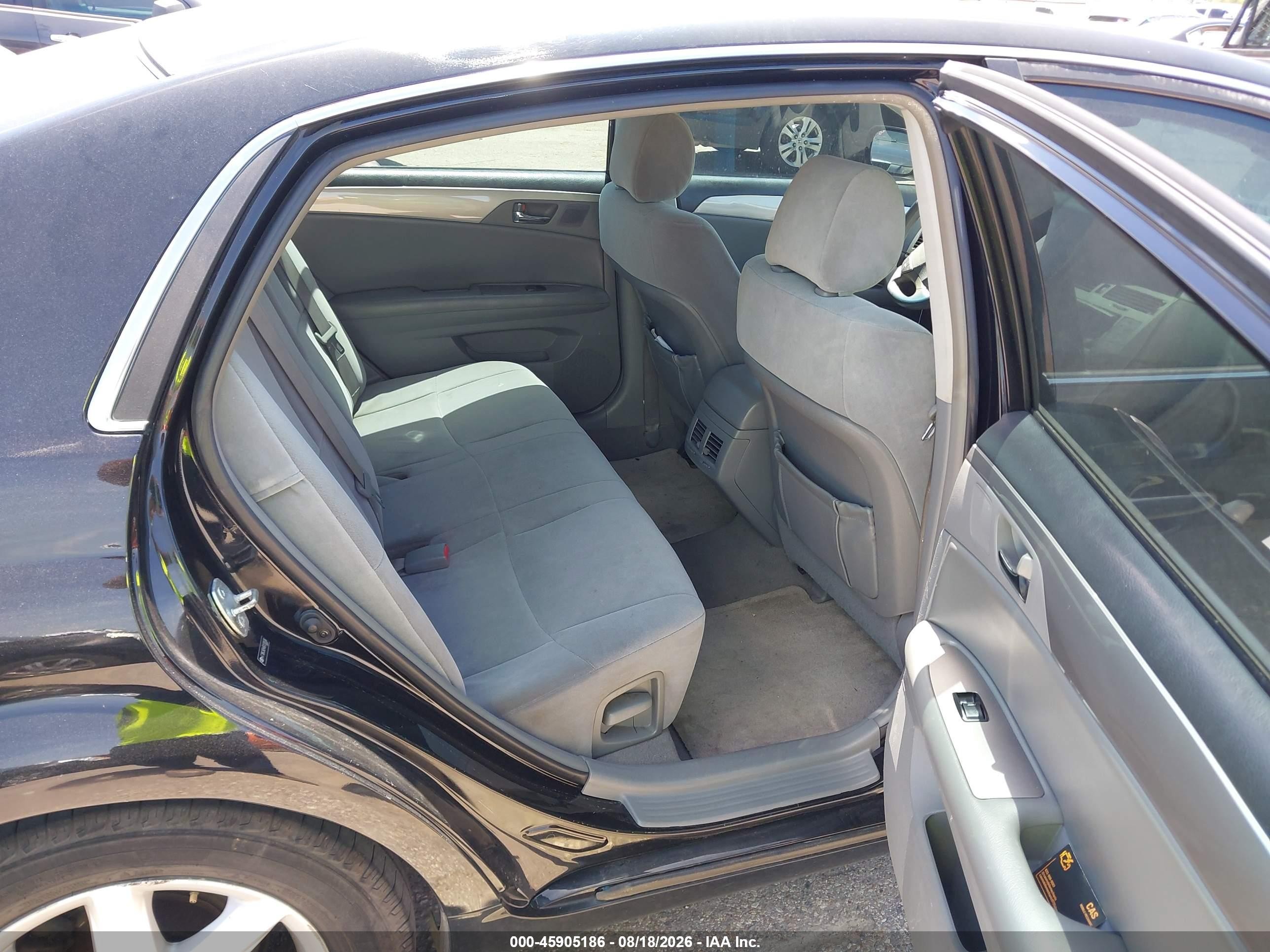 2006 Toyota Avalon Xl Black vin: 4T1BK36B46U138506
