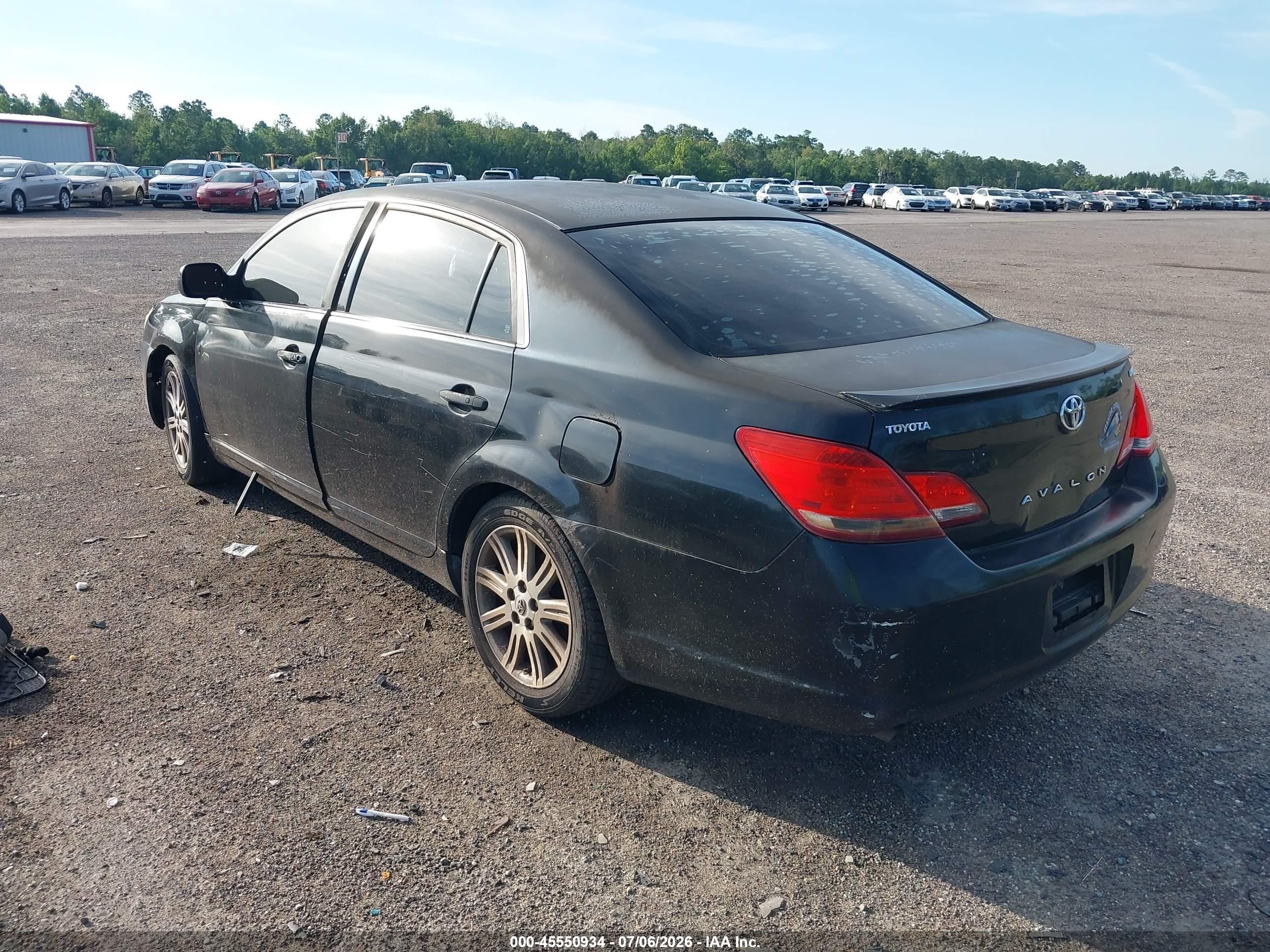 2007 Toyota Avalon Limited Black vin: 4T1BK36B47U182670