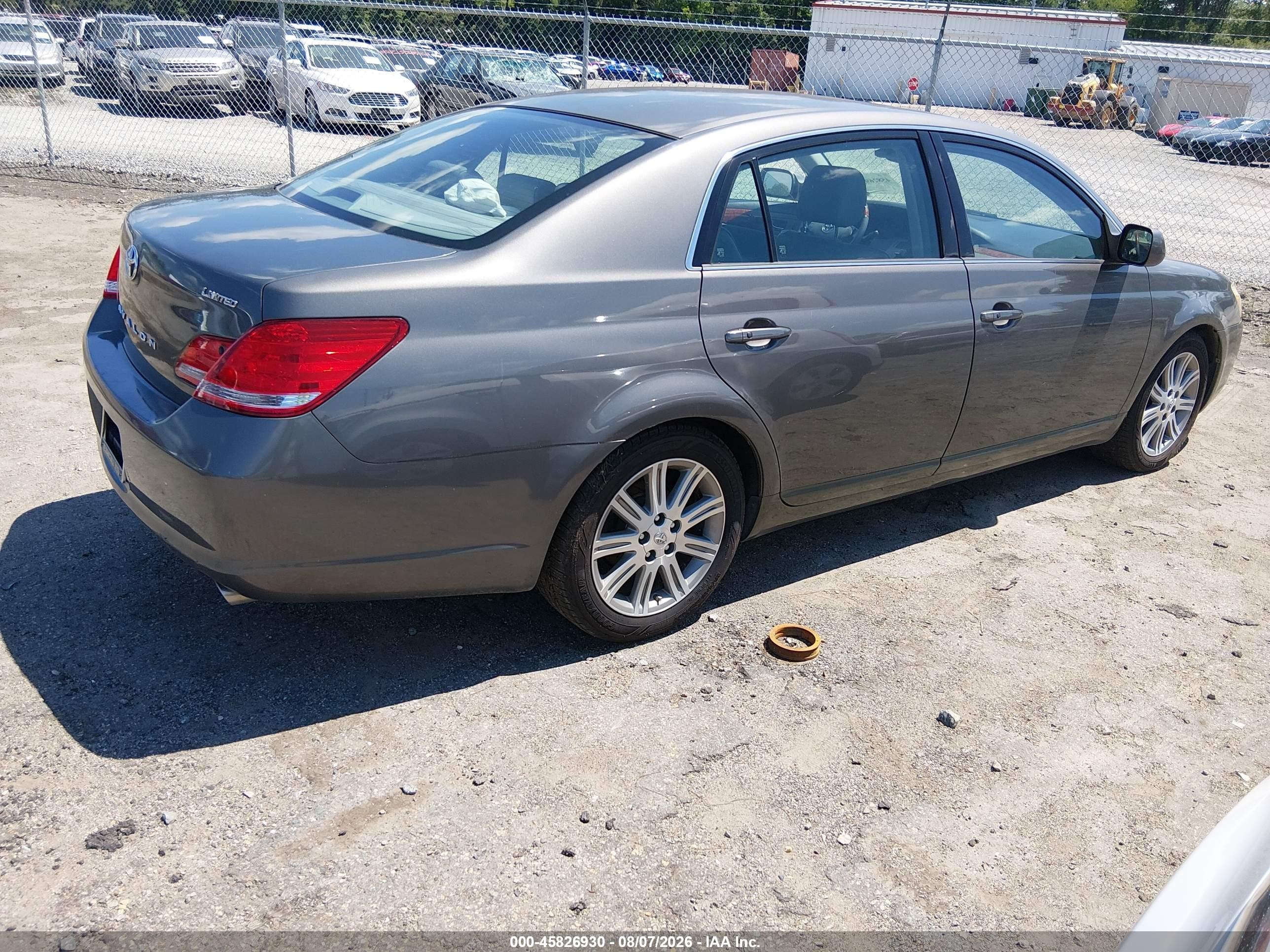 2007 Toyota Avalon Limited Gray vin: 4T1BK36B47U186556