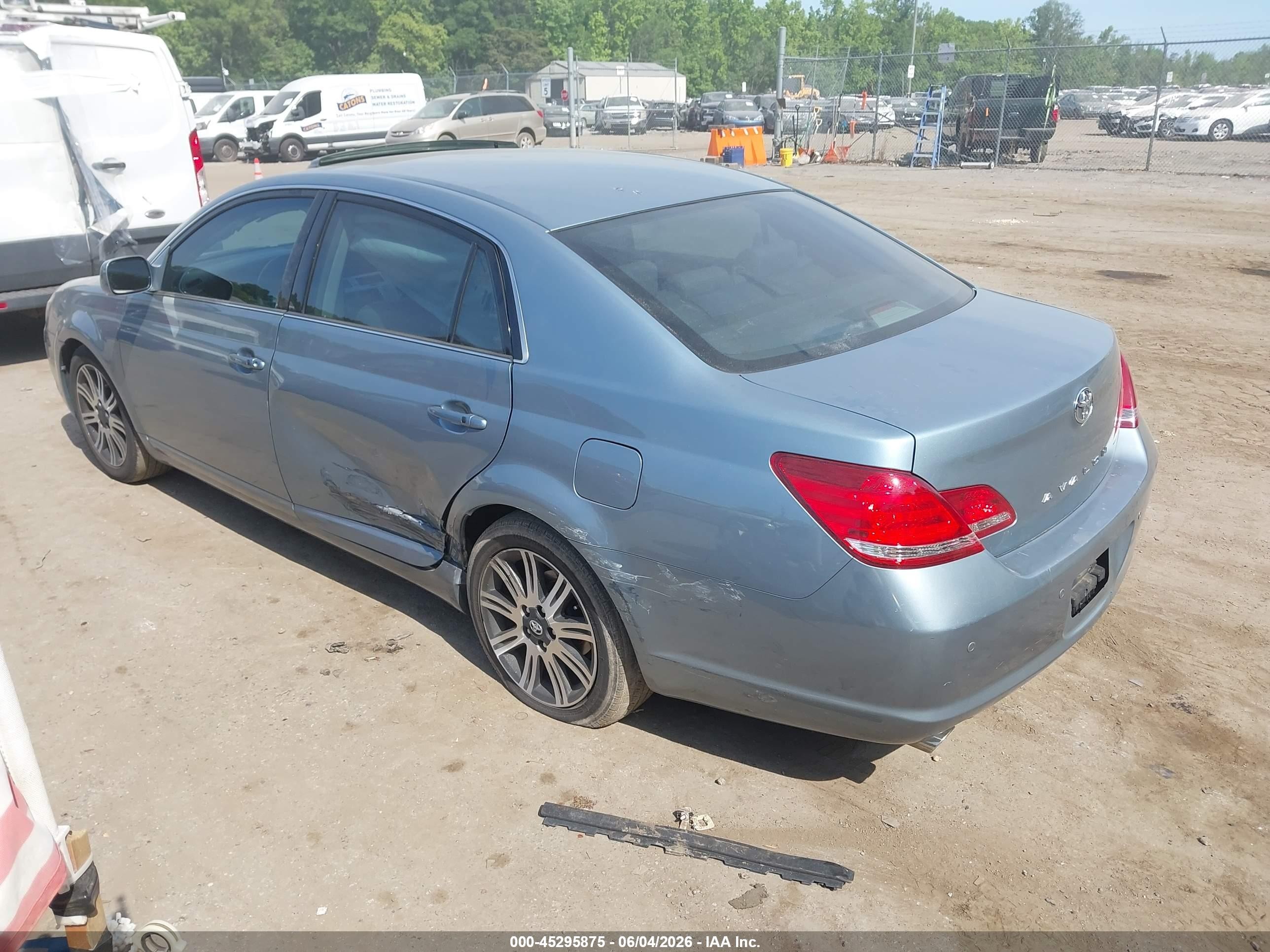 2007 Toyota Avalon Limited Light Blue vin: 4T1BK36B47U188744