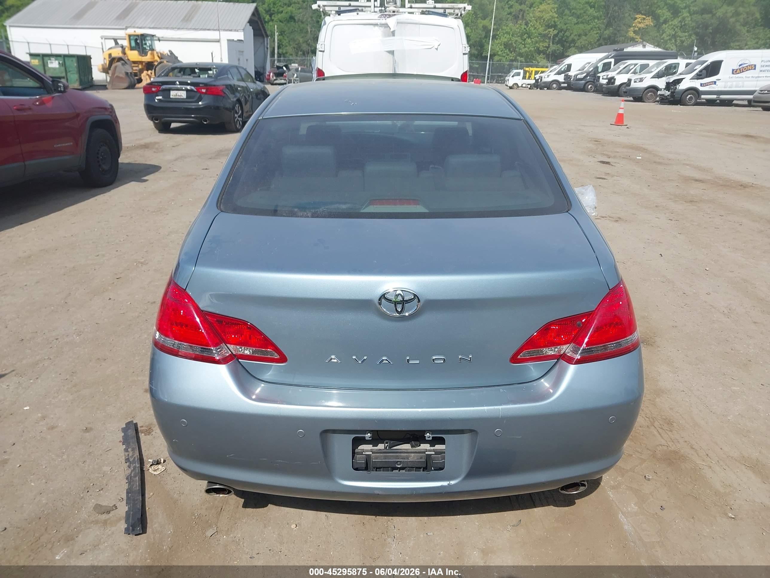 2007 Toyota Avalon Limited Light Blue vin: 4T1BK36B47U188744