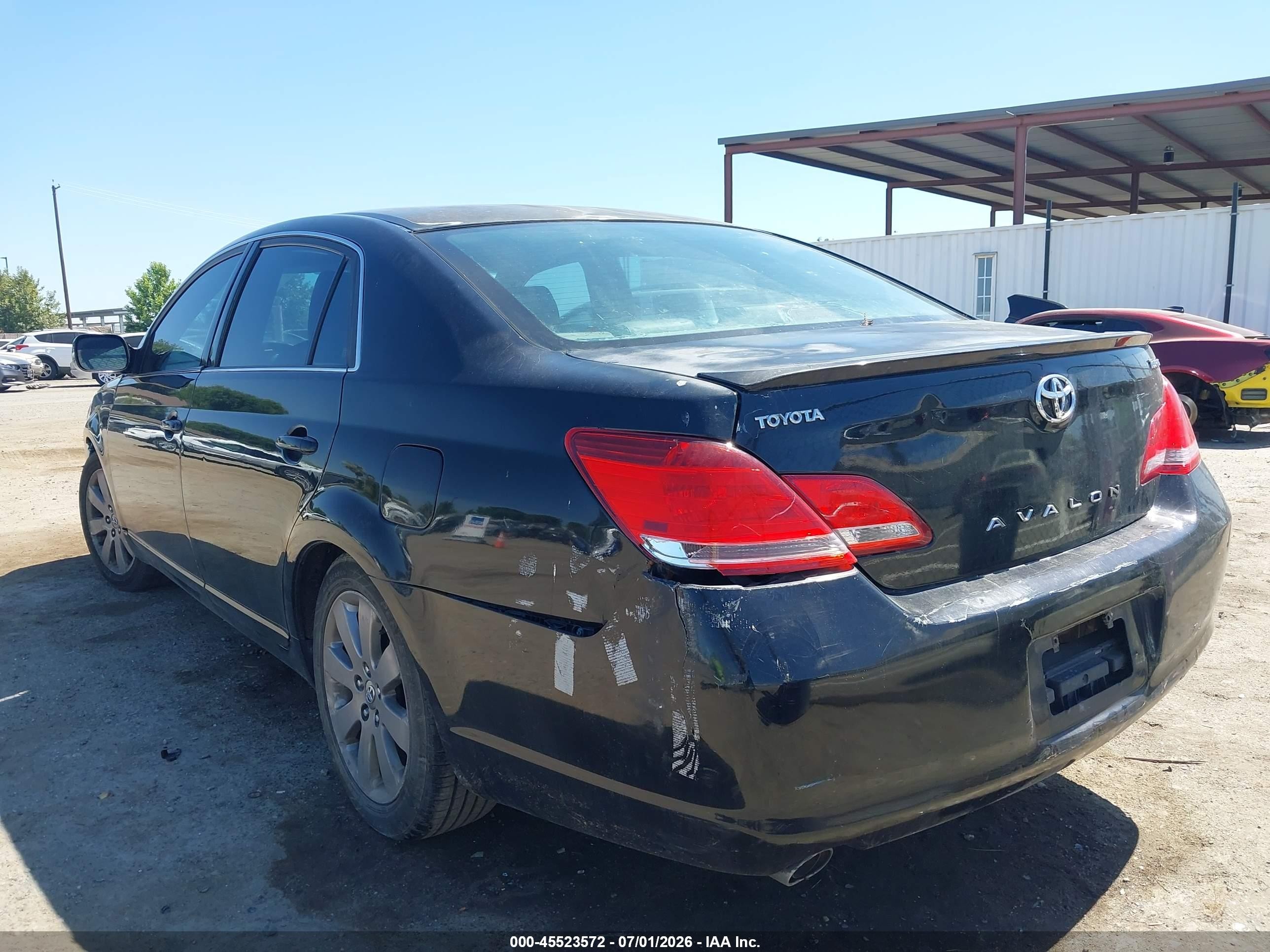 2007 Toyota Avalon Touring Black vin: 4T1BK36B47U209186