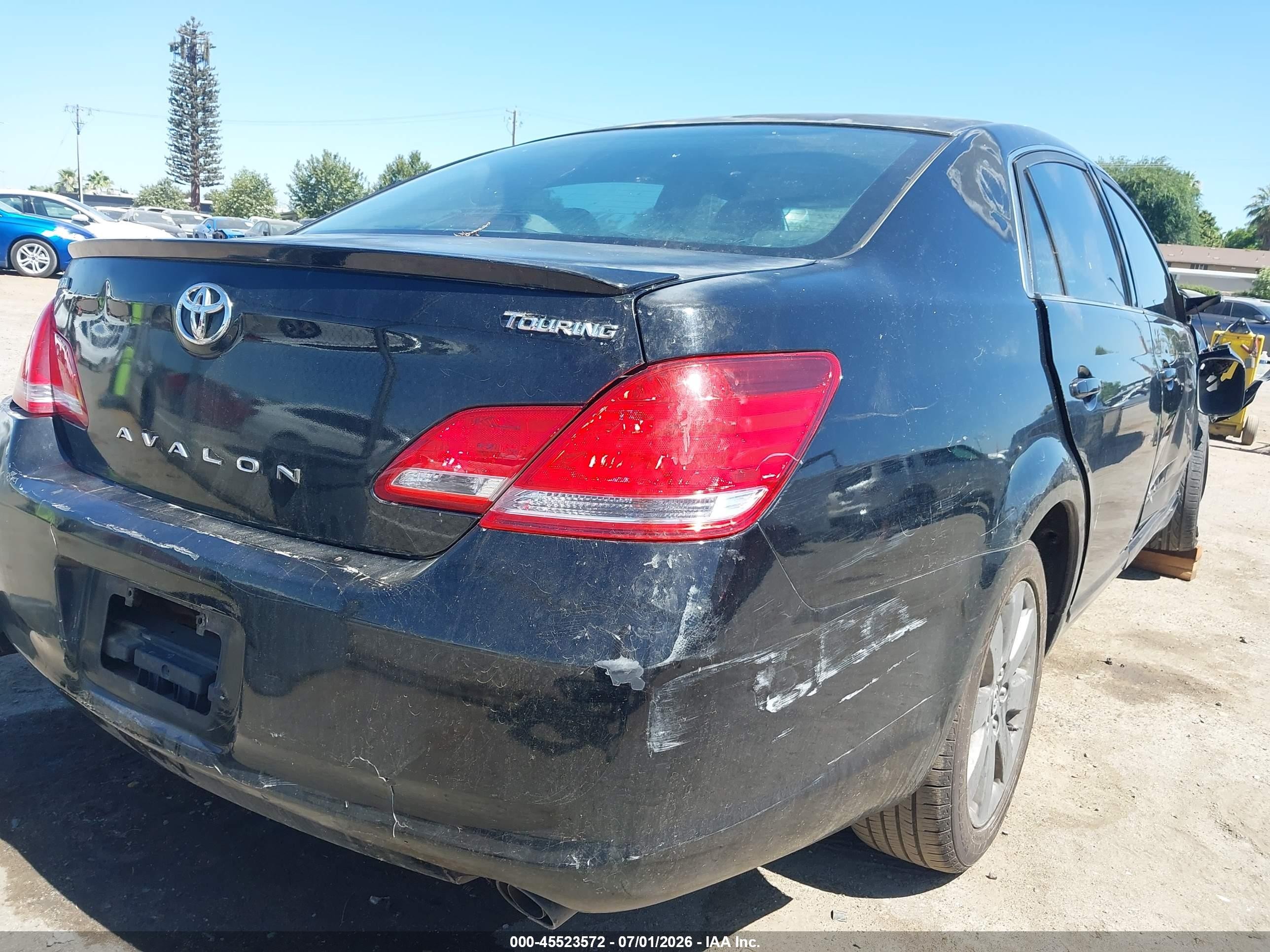 2007 Toyota Avalon Touring Black vin: 4T1BK36B47U209186