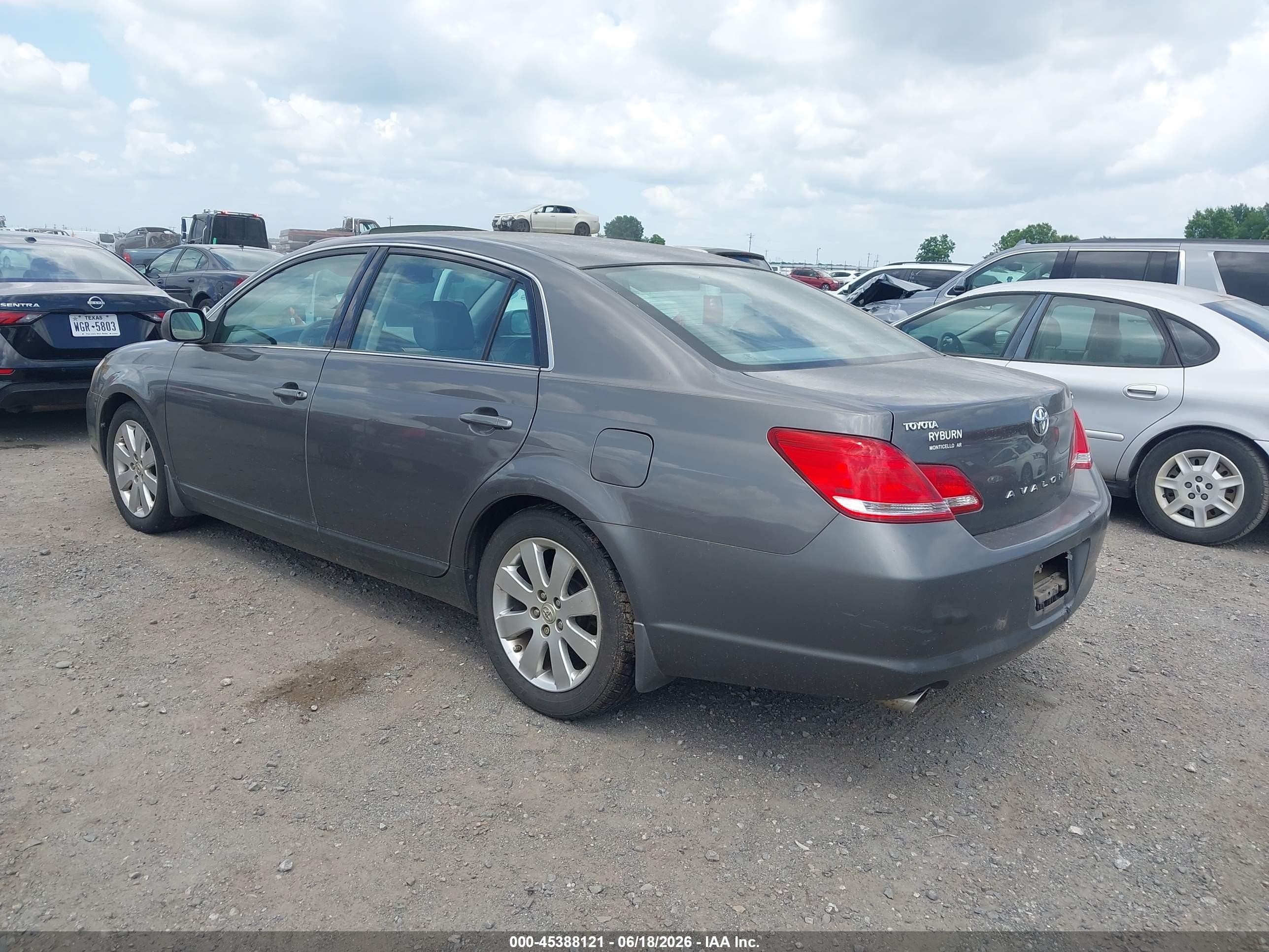 2007 Toyota Avalon Xls Серый vin: 4T1BK36B47U211648