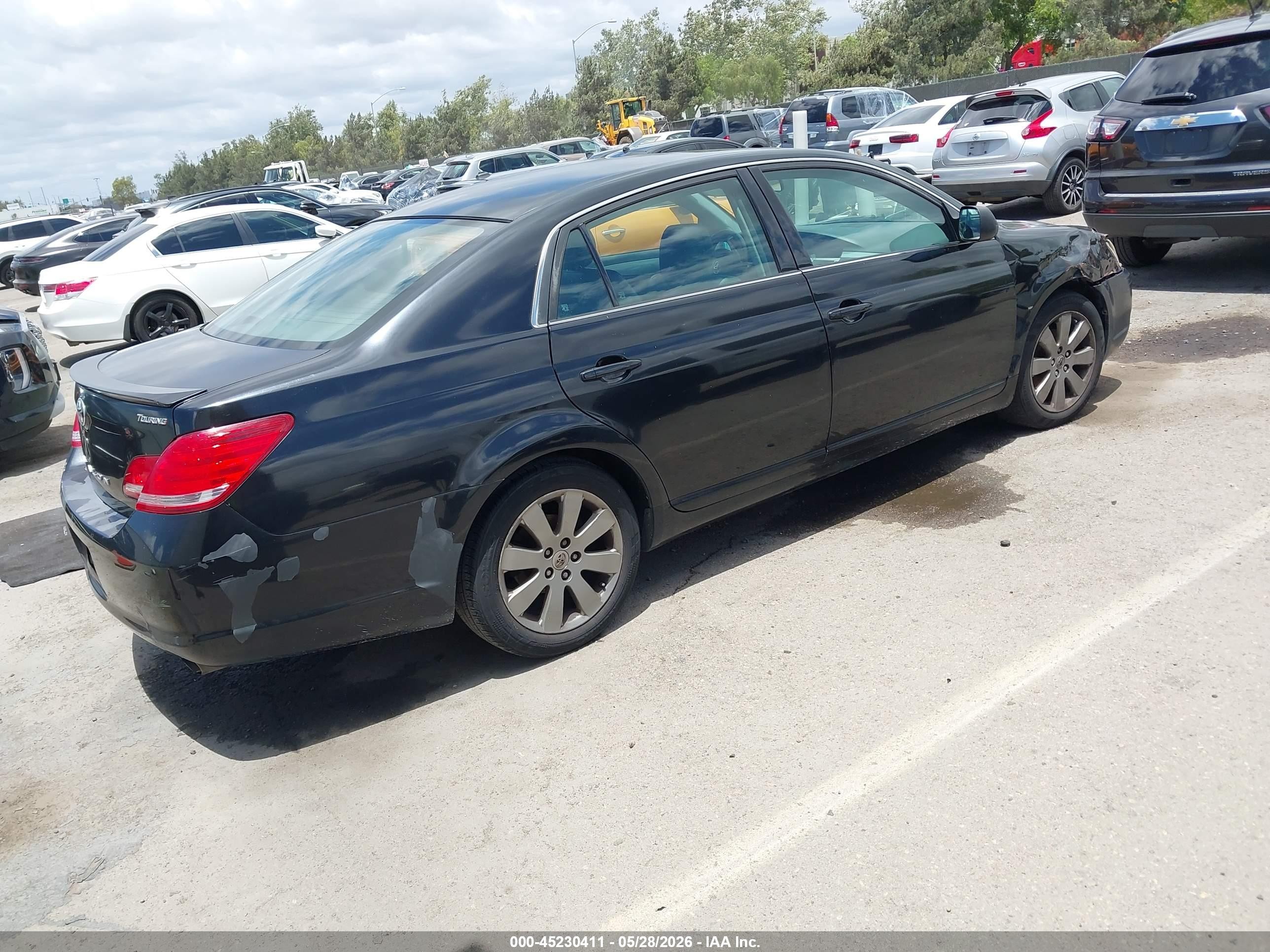 2007 Toyota Avalon Touring Black vin: 4T1BK36B47U223153