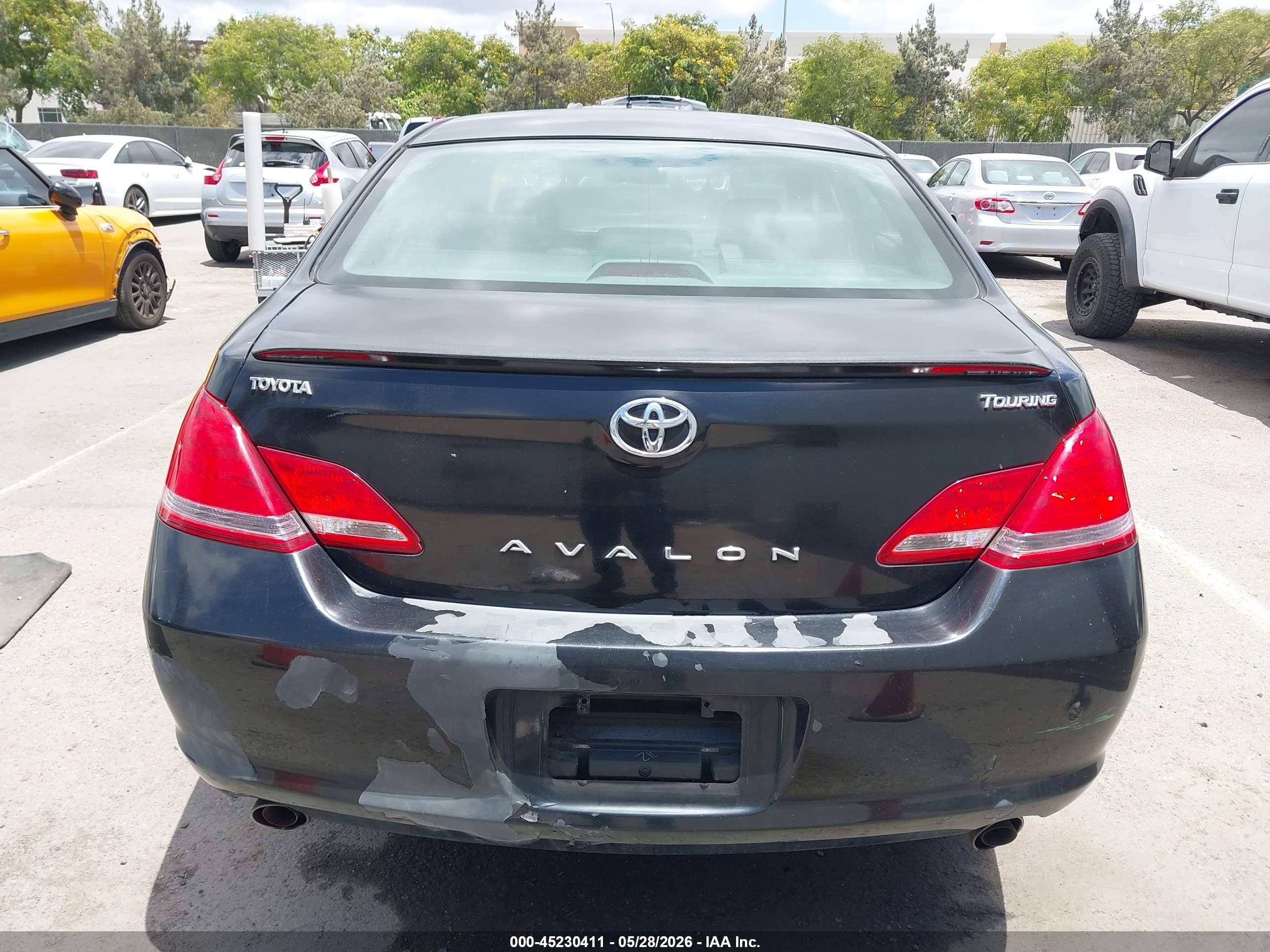 2007 Toyota Avalon Touring Black vin: 4T1BK36B47U223153