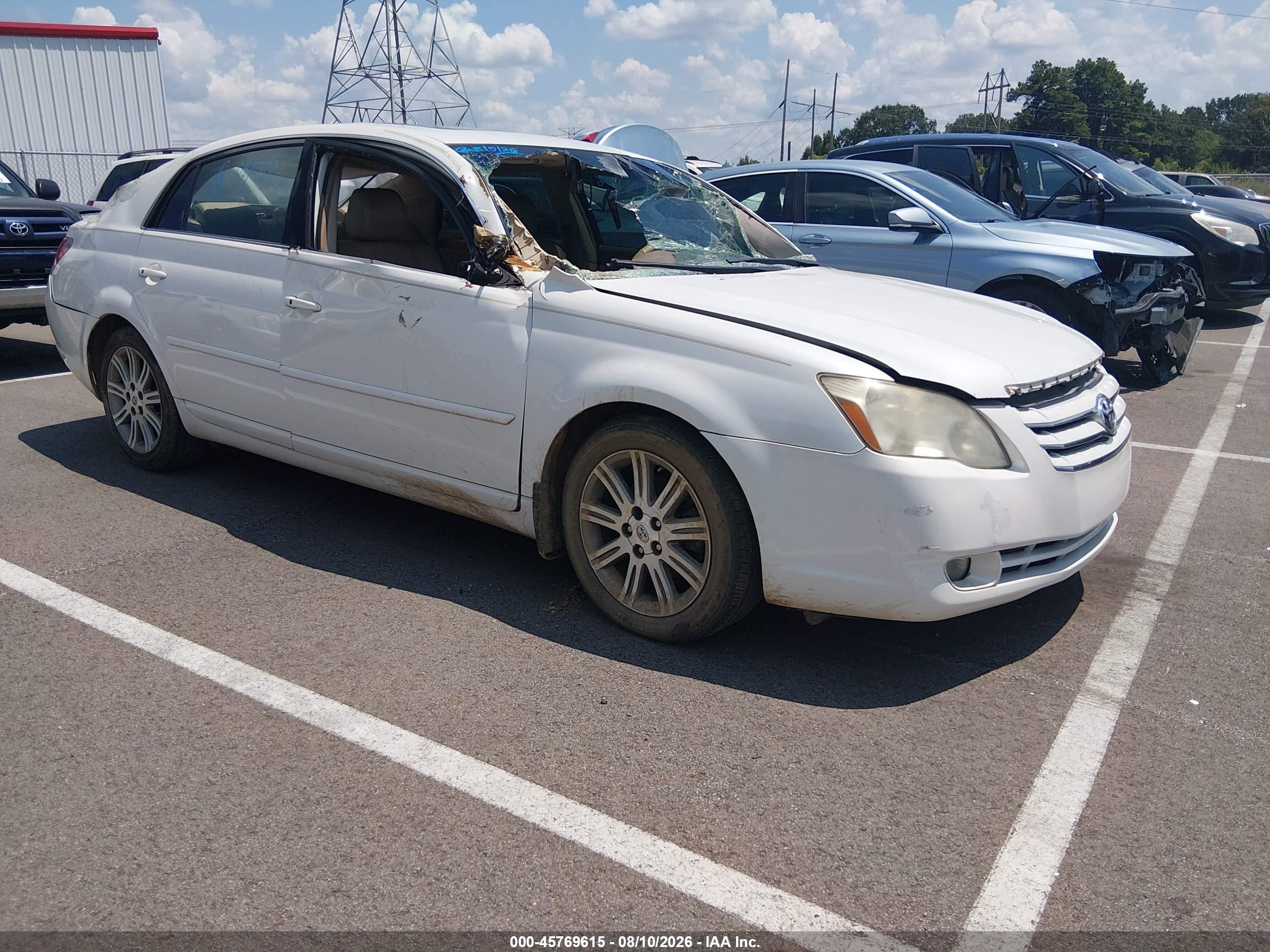 2007 Toyota Avalon Limited White vin: 4T1BK36B47U238512