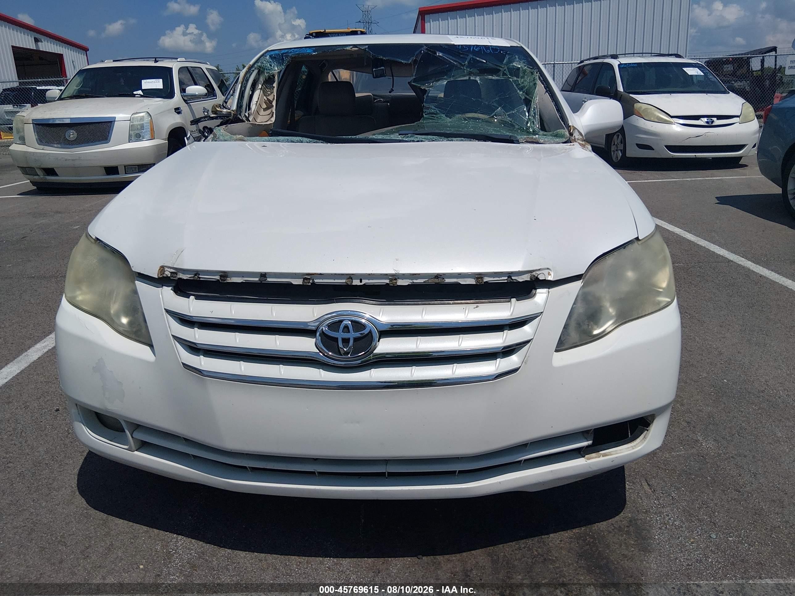 2007 Toyota Avalon Limited White vin: 4T1BK36B47U238512